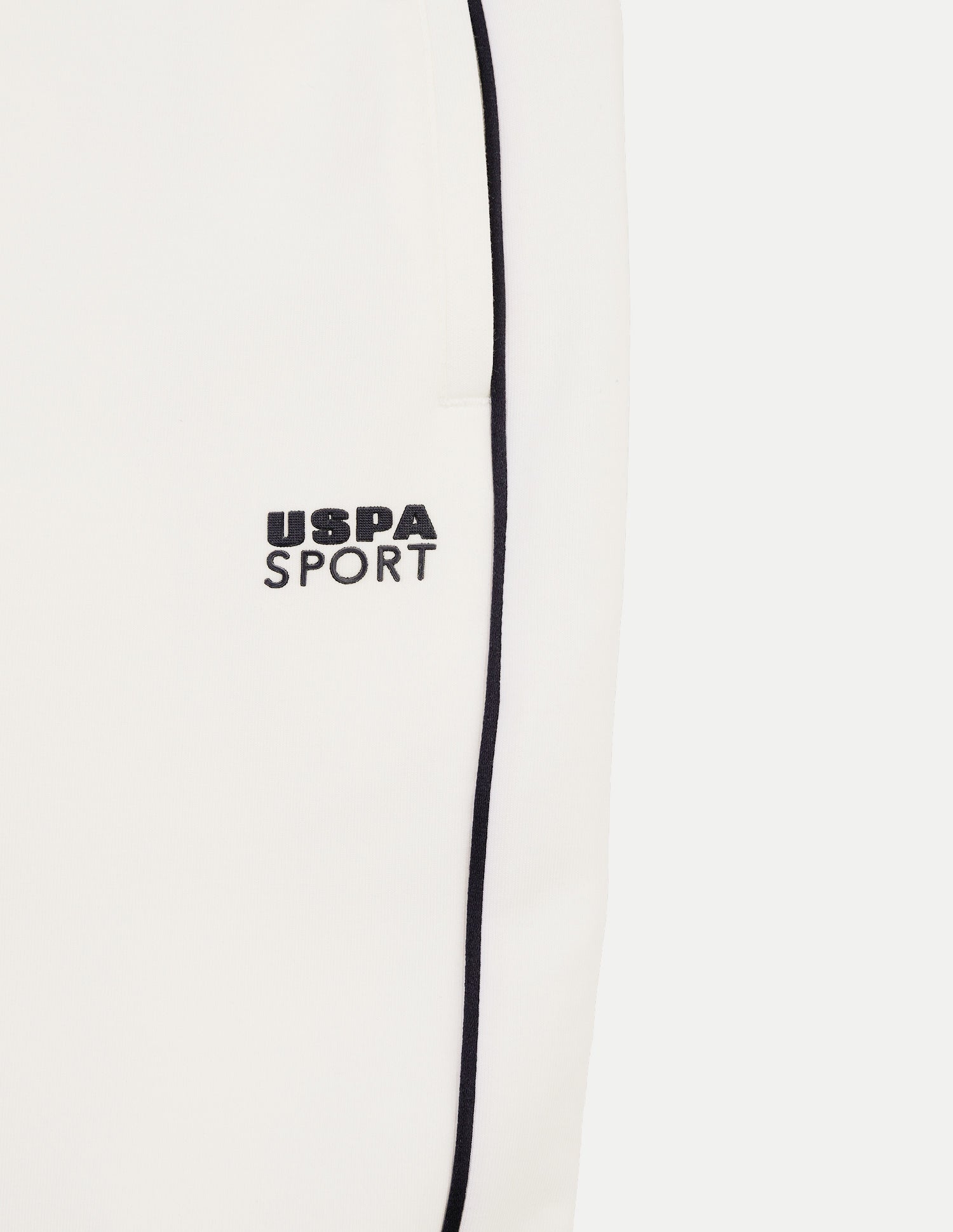 Mid Rise Regular Fit Active Track Pants White - U.S. Polo Assn. India | Large