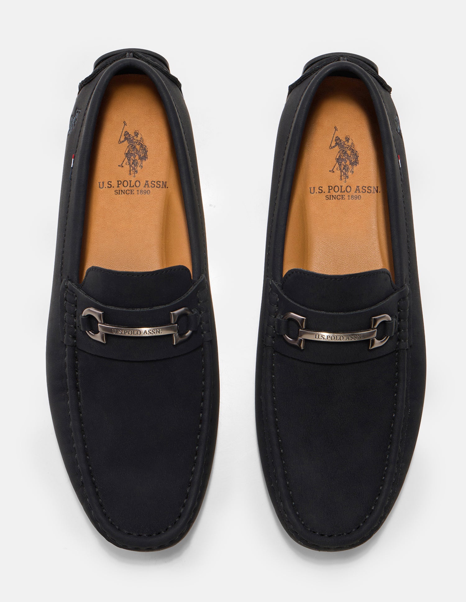 Aeris Slip-Ons Loafers Black - U.S. Polo Assn. India | Large