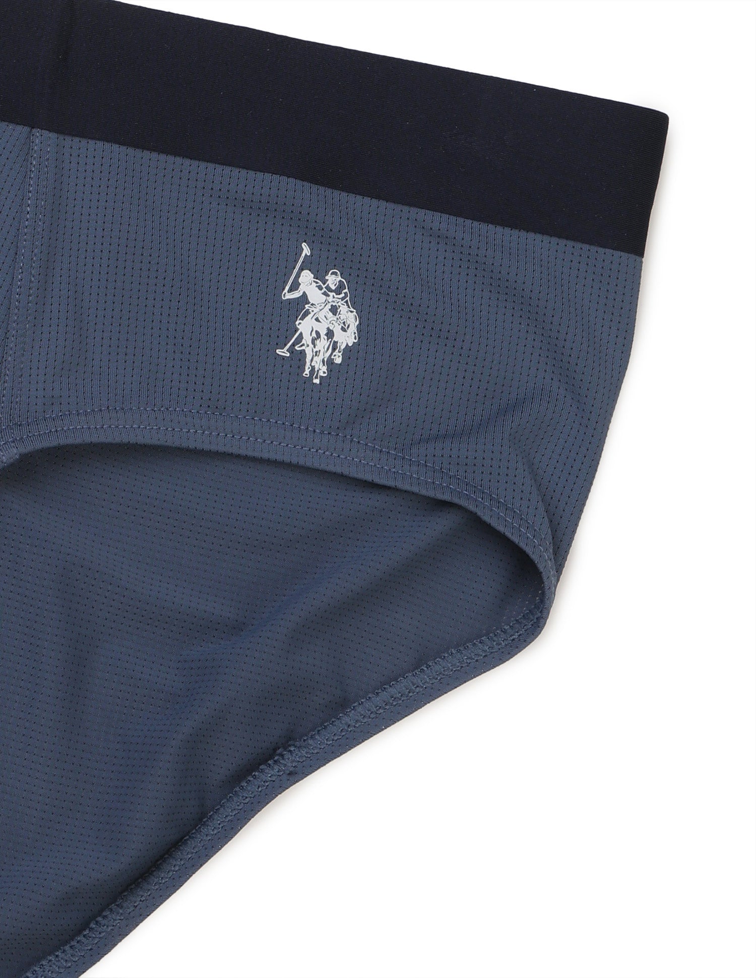 Seamless Sports RB003 Mesh Brief Vintage Indigo - U.S. Polo Assn. India | Large