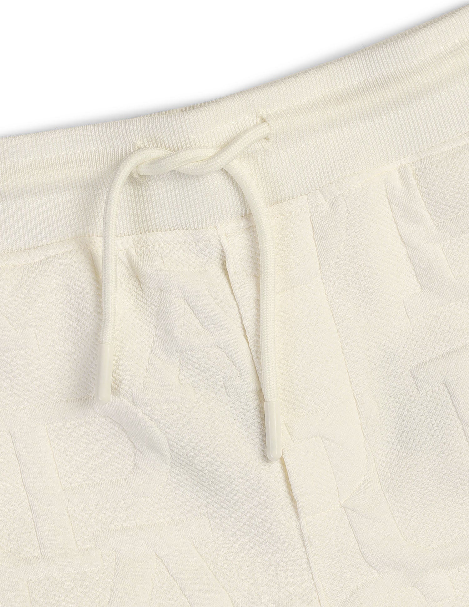 Boys Brand Embossed Regular Fit Shorts White - U.S. POLO ASSN. | Large