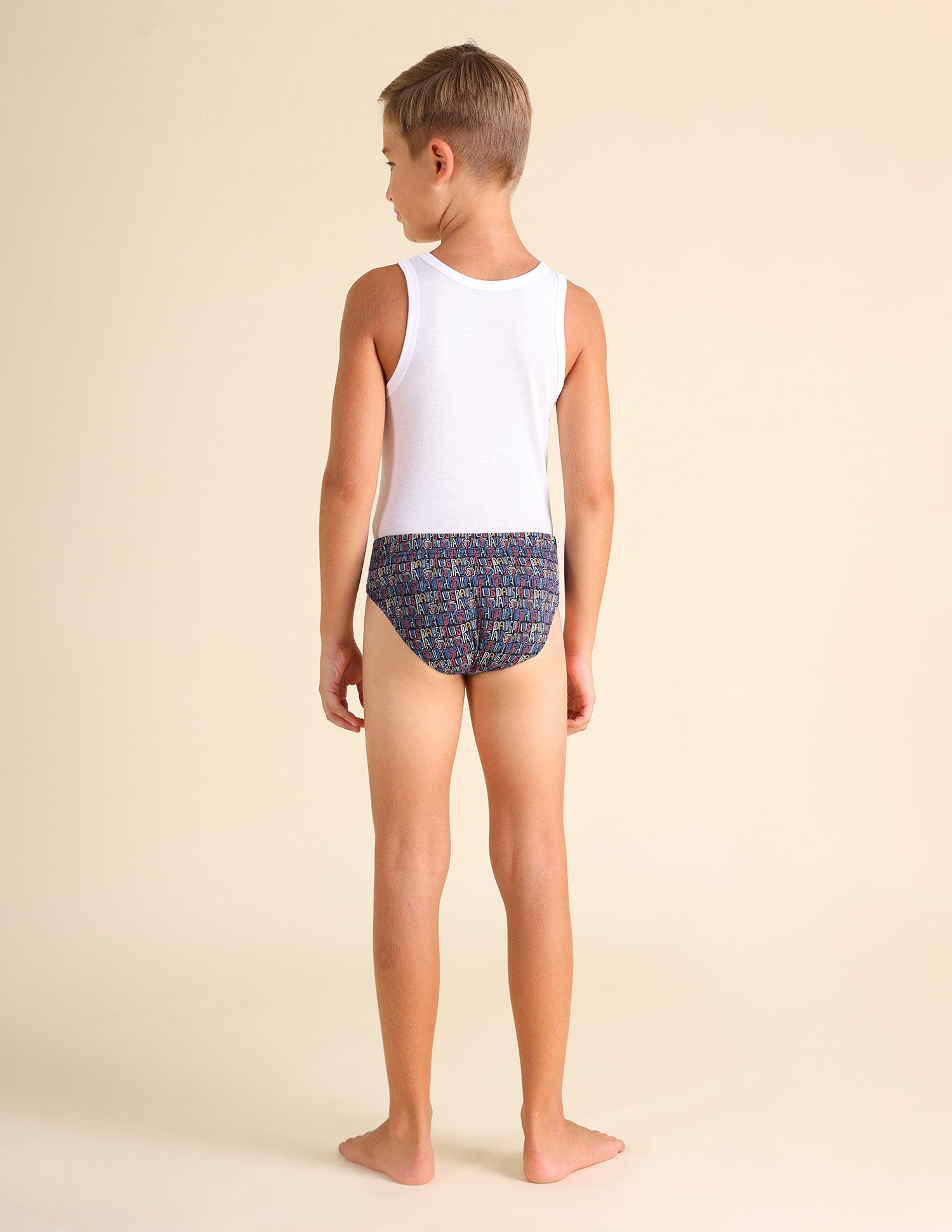 Mid Rise Pure Cotton EKB02 Briefs - Pack Of 3 Navy and Grey - U.S. POLO ASSN. | Large