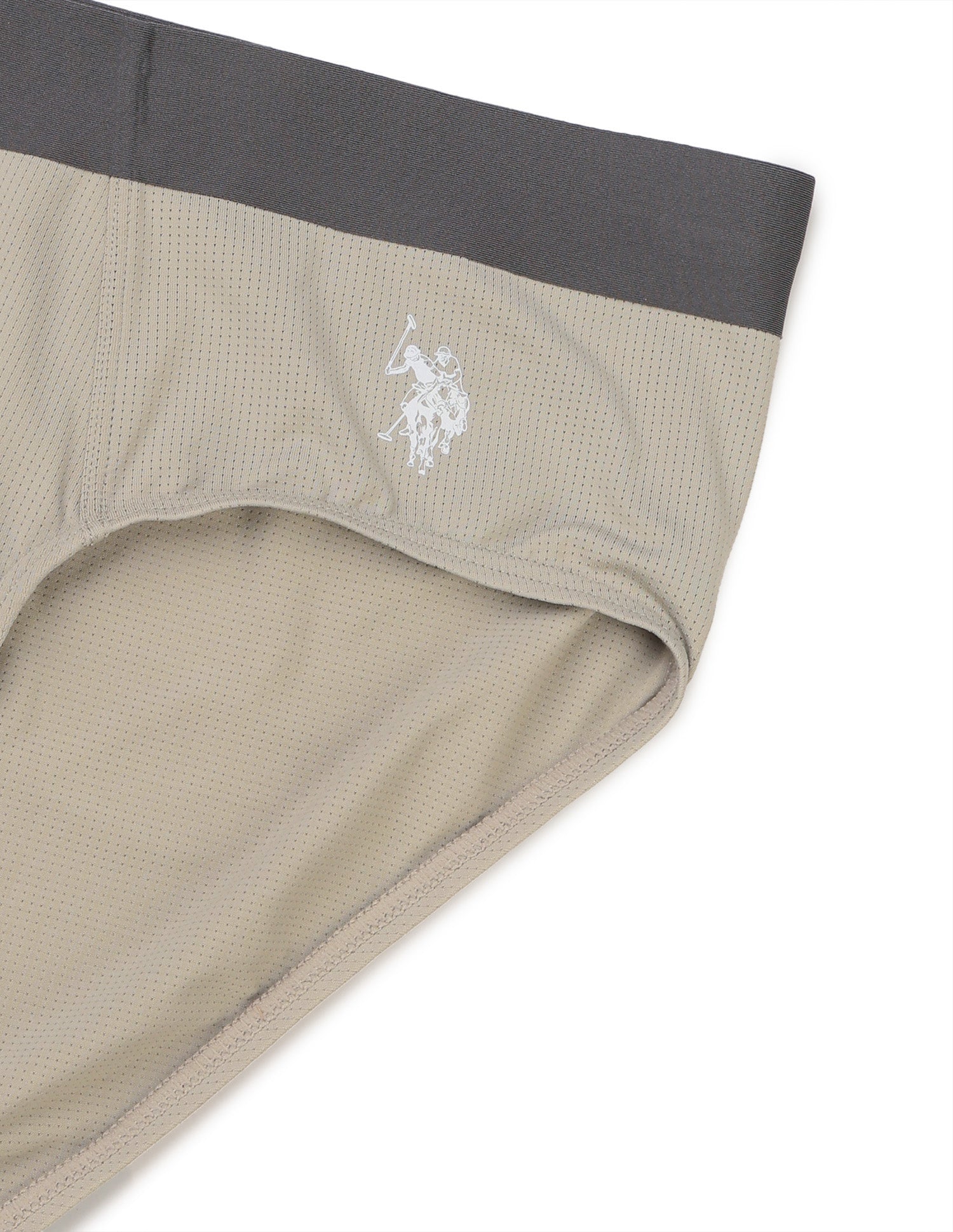 Seamless Sports RB003 Mesh Brief Chalk - U.S. Polo Assn. India | Large