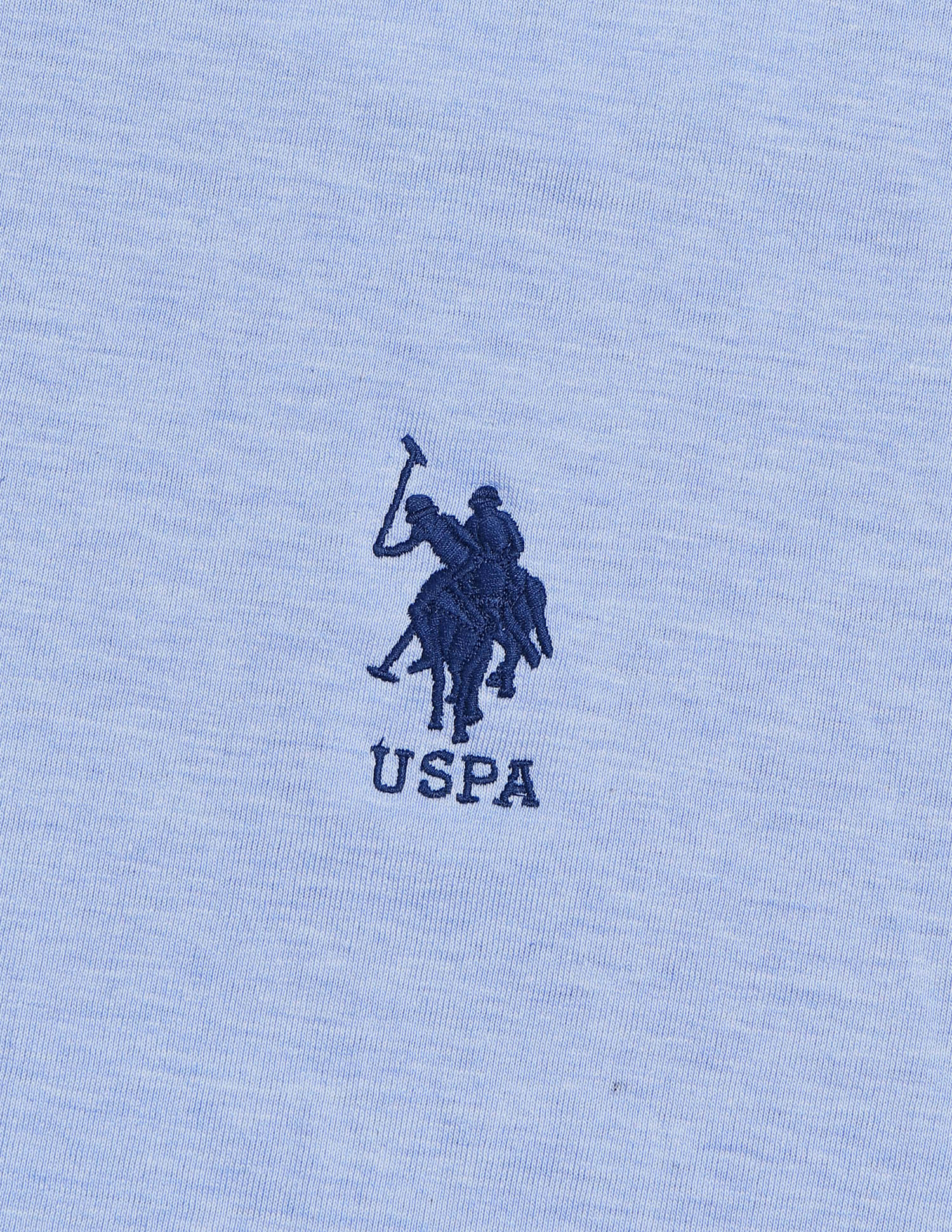 Tonal Logo Cotton 1633 Lounge T-Shirt - Pack Of 2 Blue and Black - U.S. Polo Assn. India | Large