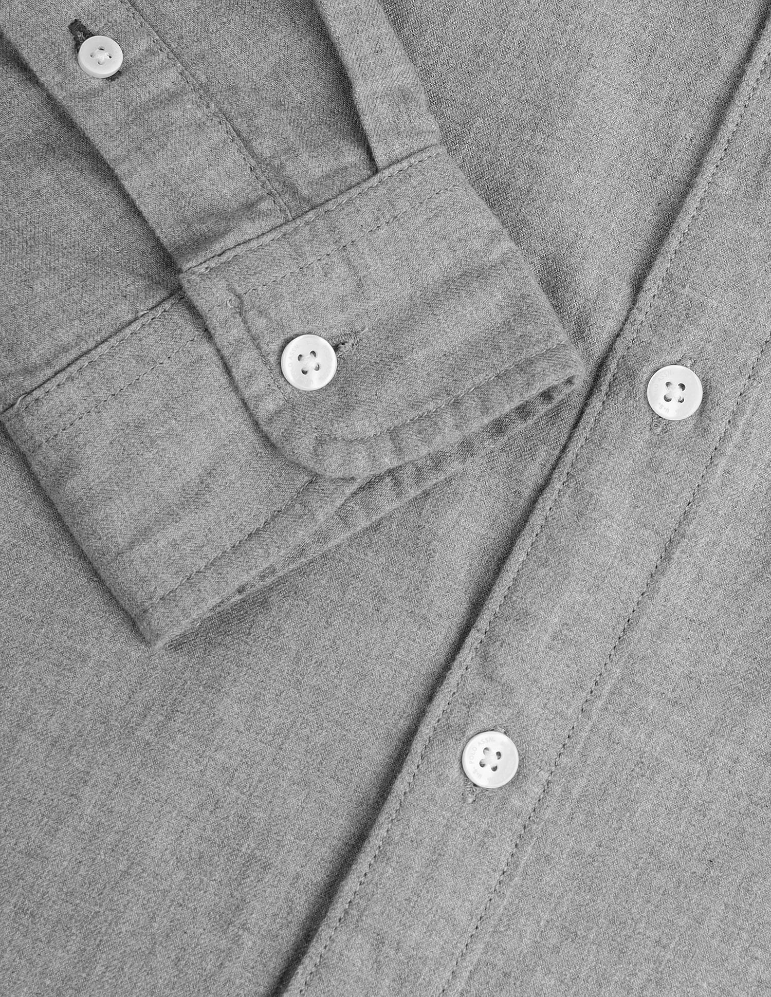 Pure Cotton Slim Fit Shirt Grey - U.S. Polo Assn. India | Large