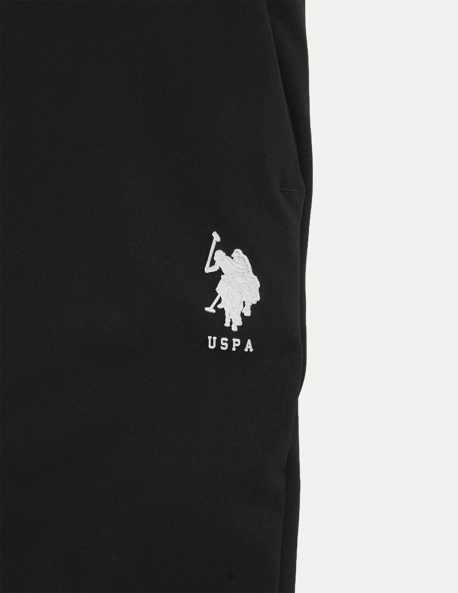 Mid Rise Regular Fit Active Shorts Black - U.S. Polo Assn. India | Large