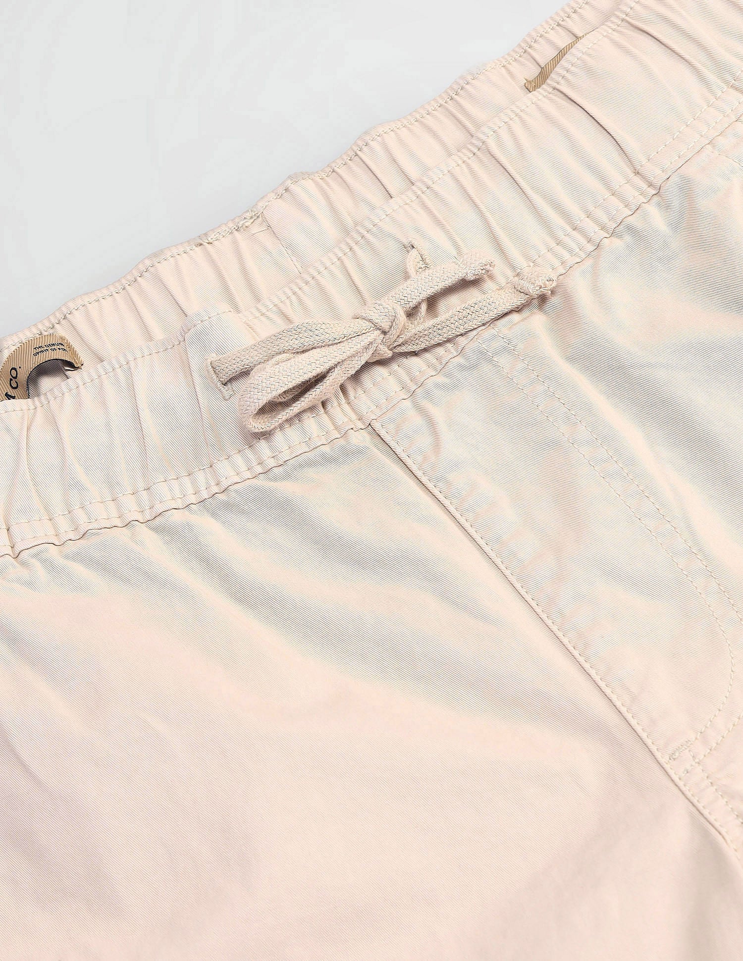 Solid Straight Fit Trousers Stone - U.S. POLO ASSN. | Large