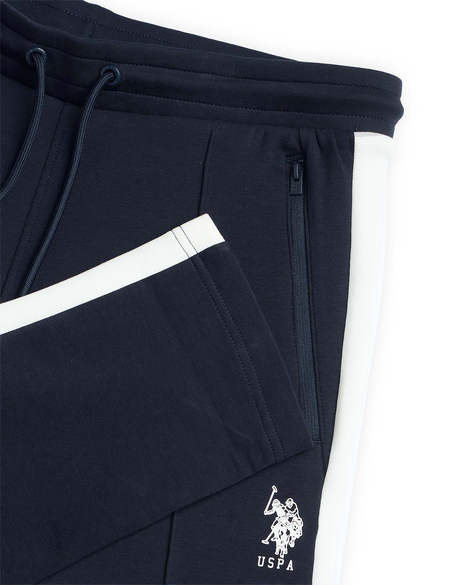 Mid Rise Regular Fit Active Track Pants Navy - U.S. POLO ASSN. | Large