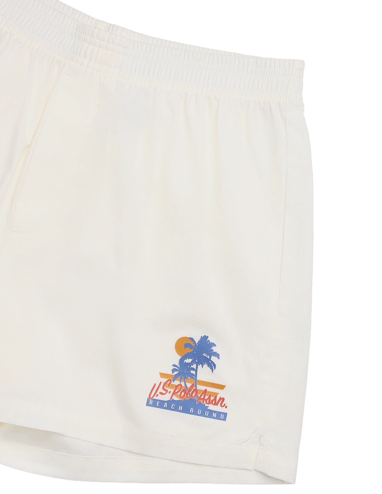 Pure Cotton Mid Rise OEX14 Boxers - Pack Of 1 Antique White - U.S. Polo Assn. India | Large