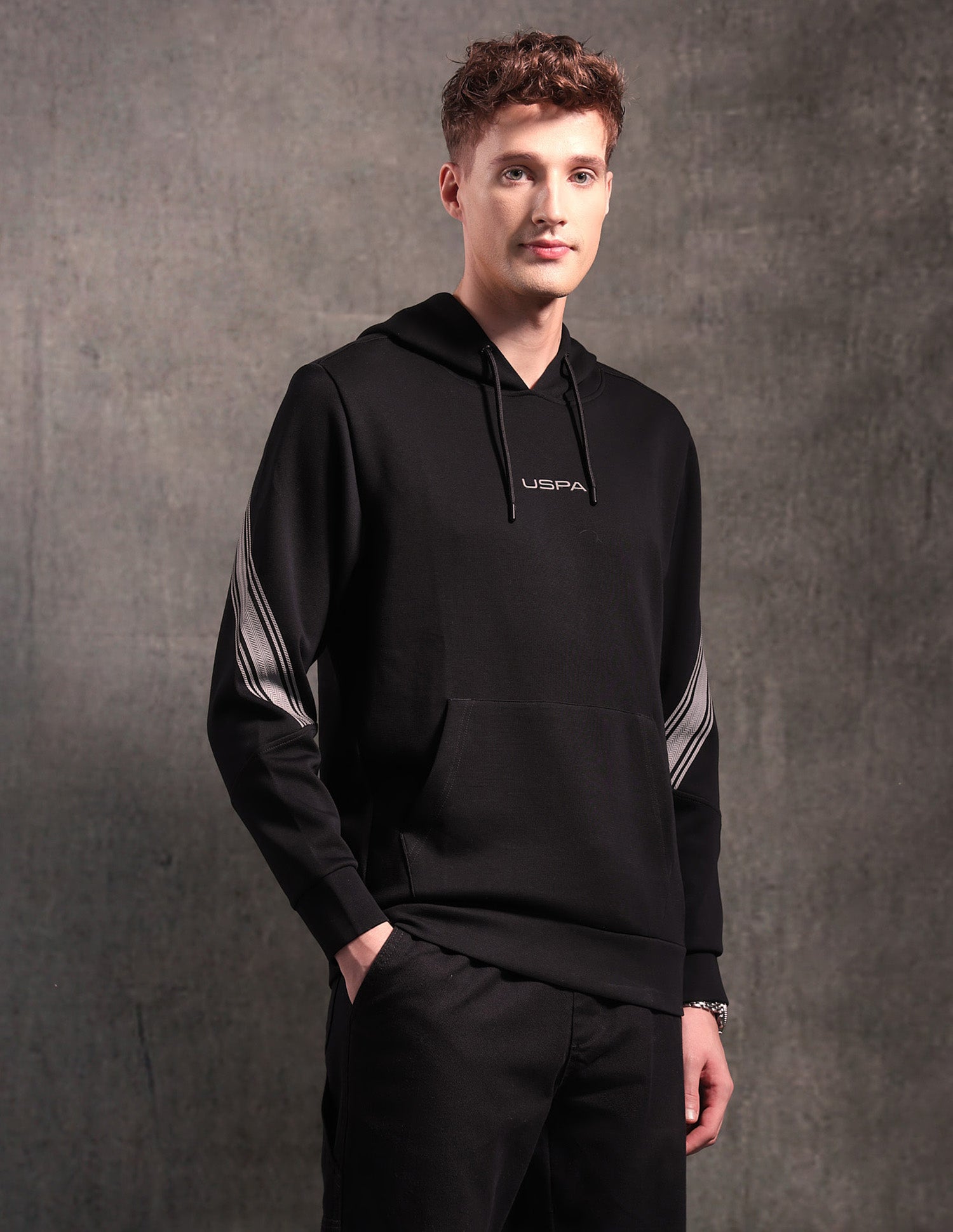 Black & Gold Regular Fit Sweatshirt Black - U.S. POLO ASSN. | Large