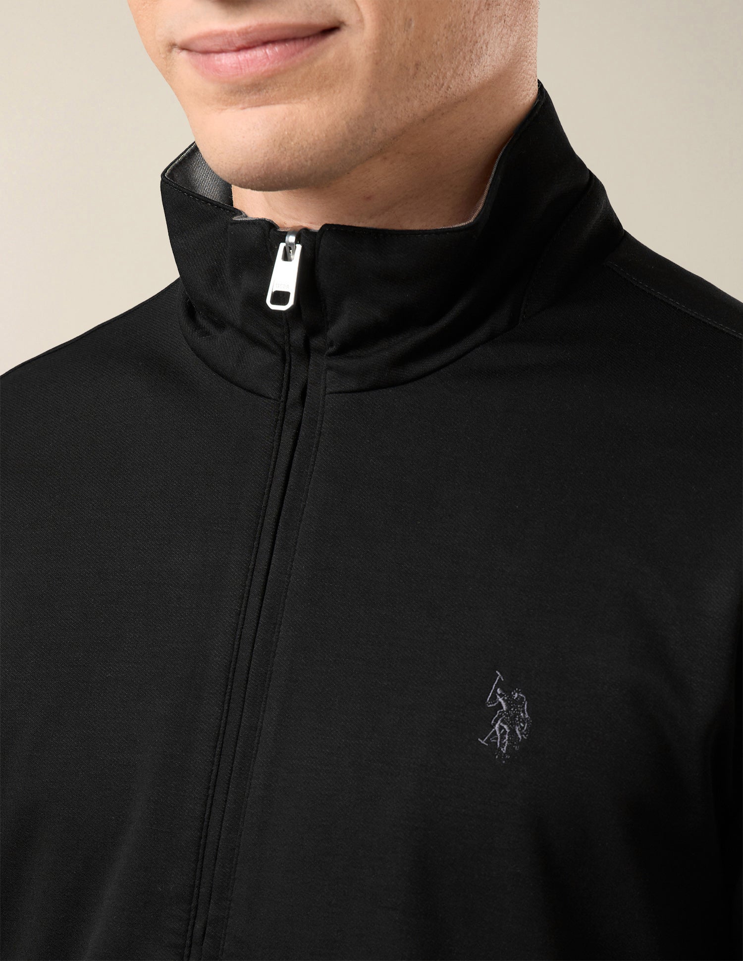 Solid Regular Fit Reversible Jacket Brown - U.S. Polo Assn. India | Large
