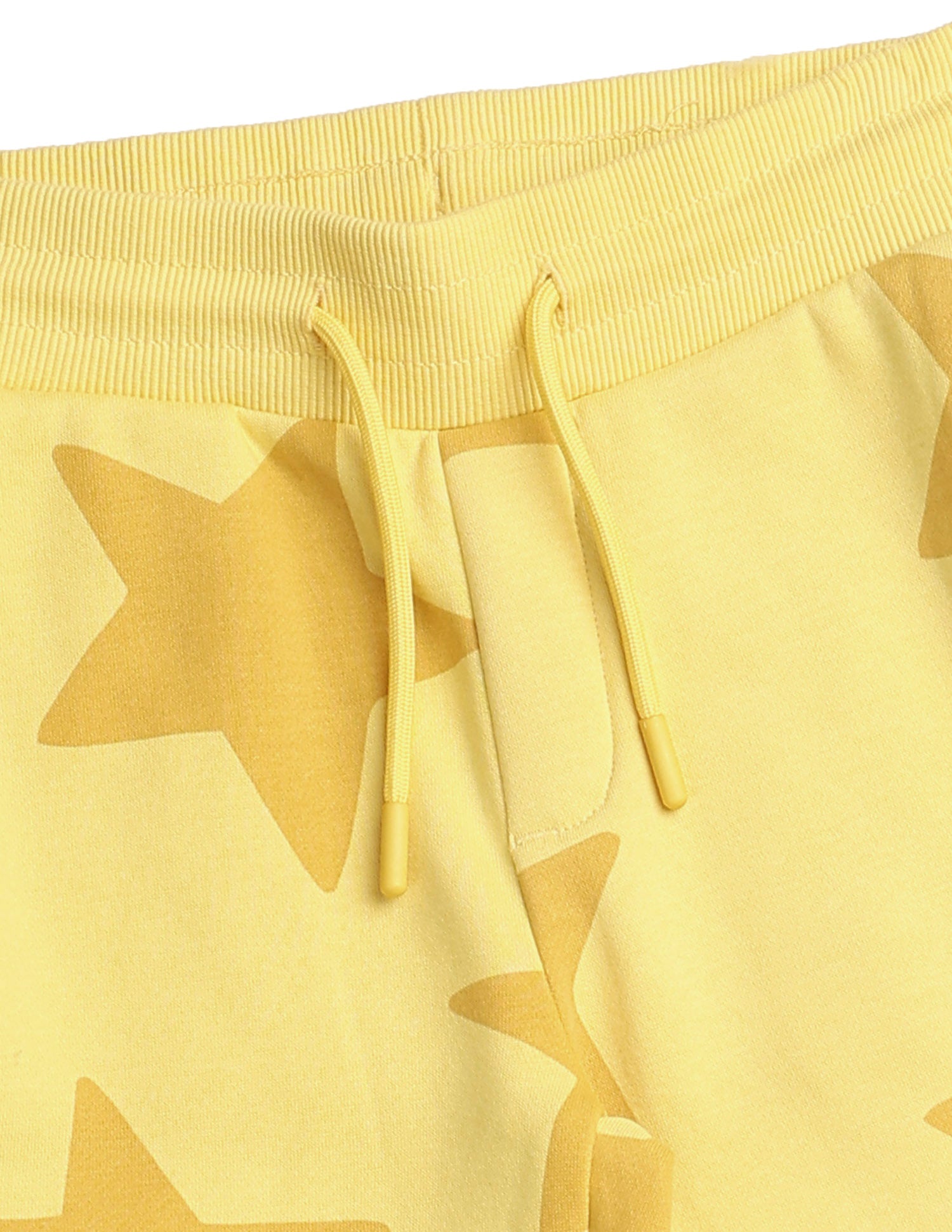 Boys Geometric Printed Regular Fit Joggers Yellow - U.S. POLO ASSN. | Large