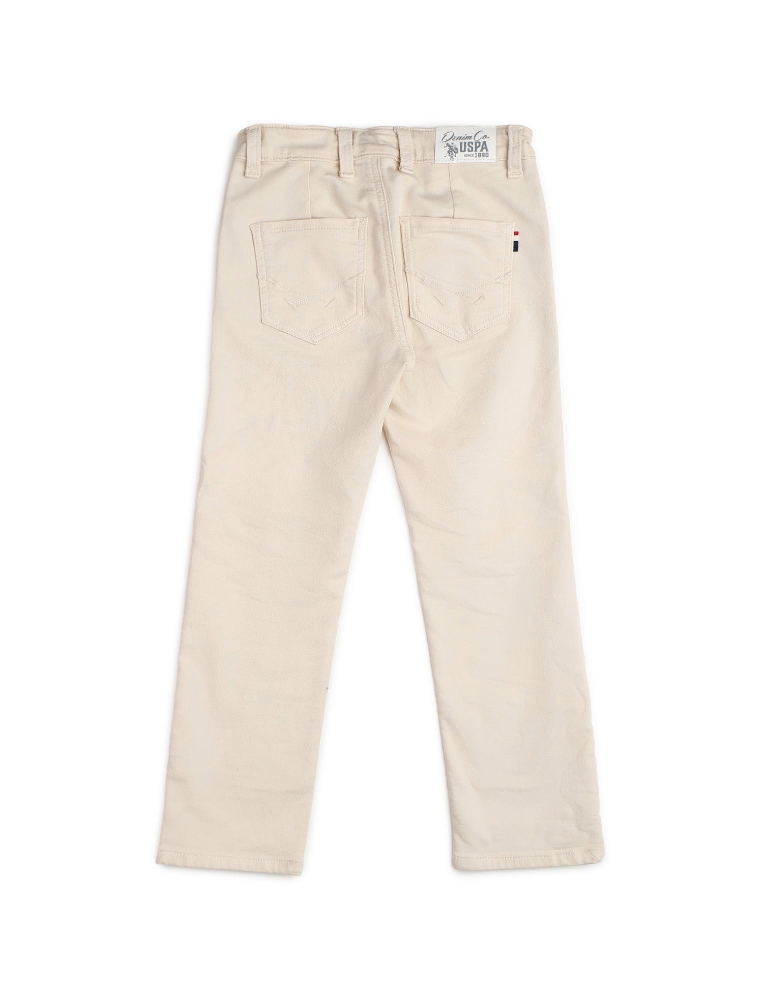 Boys Mid Rise Relaxed Fit Jeans White - U.S. POLO ASSN. | Large