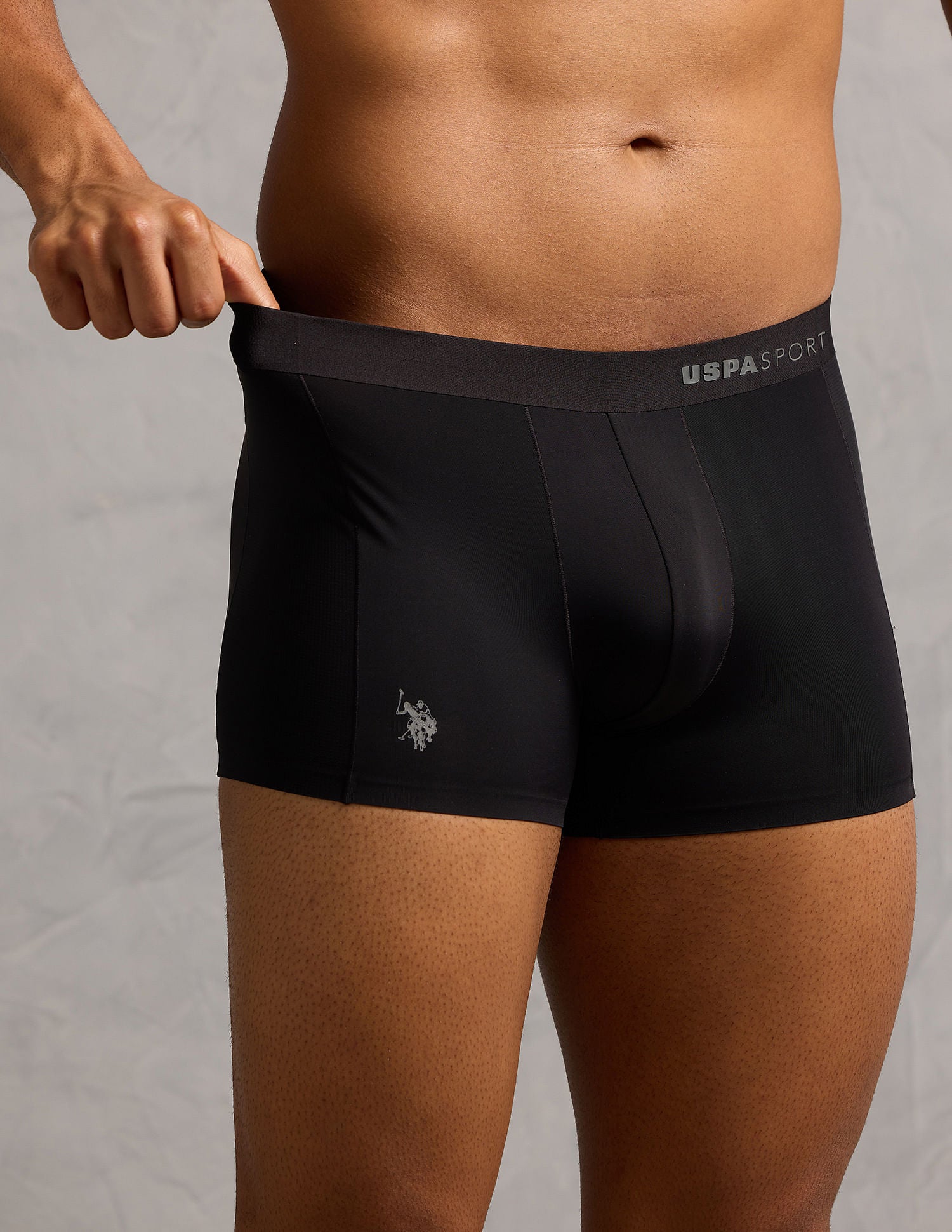 Micro Fibre Seamless High Stretch Trunk Black - U.S. POLO ASSN. | Large