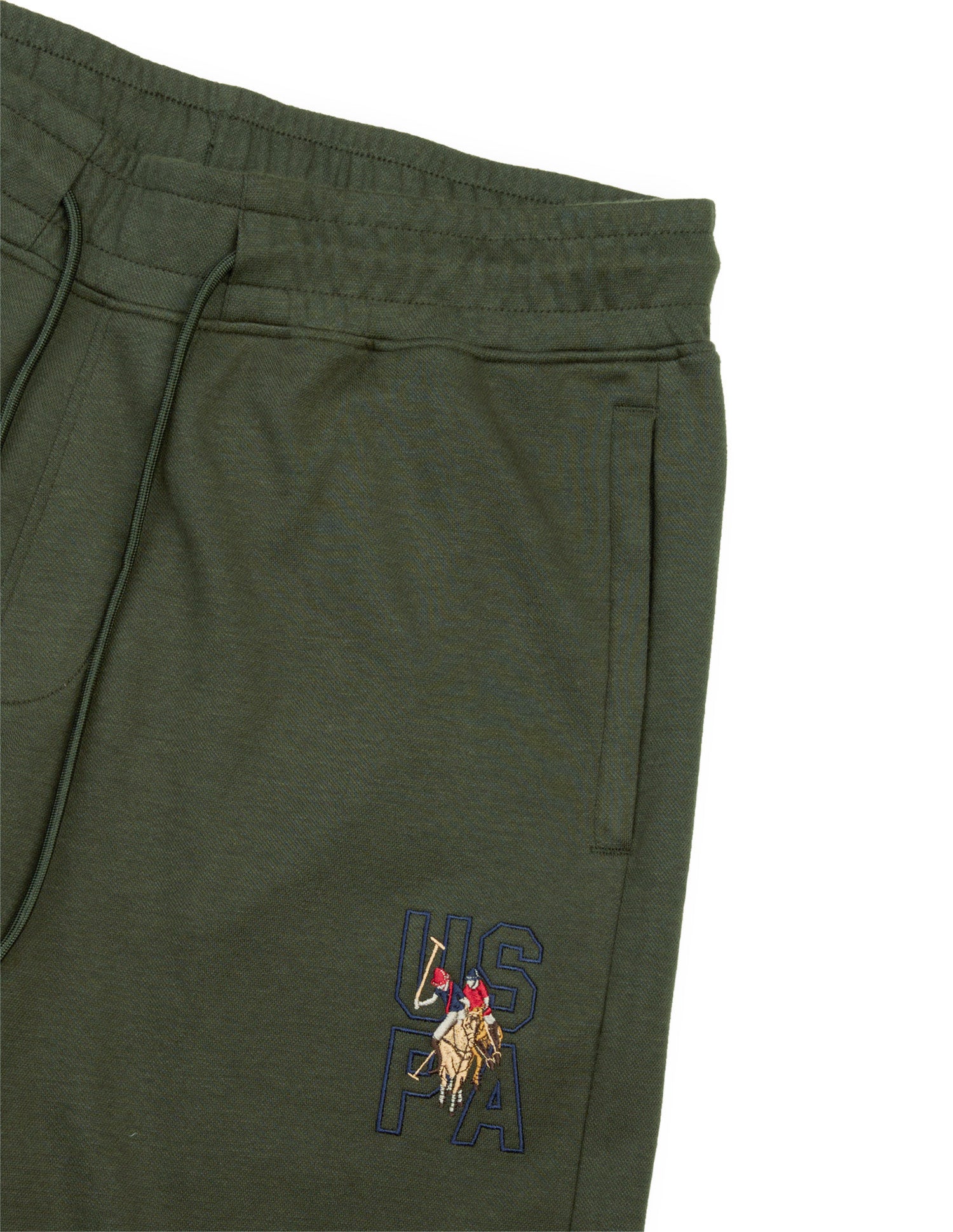 Relaxed Fit Mid Rise OR009 Track Pants Forest Night - U.S. Polo Assn. India | Large