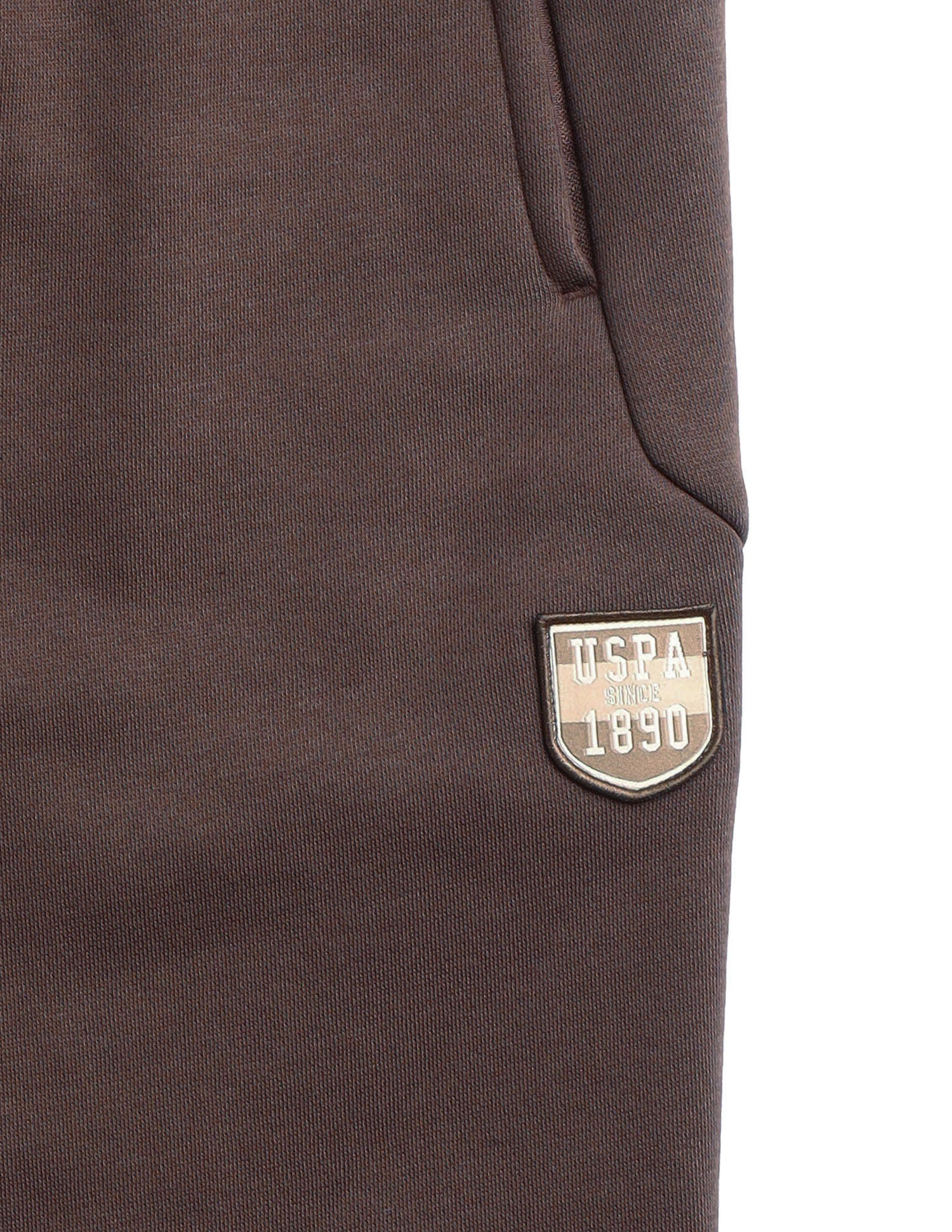 Comfort Fit  Cotton OJ008-PL  Lounge Joggers - Pack Of 1 Brown Tint - U.S. Polo Assn. India | Large