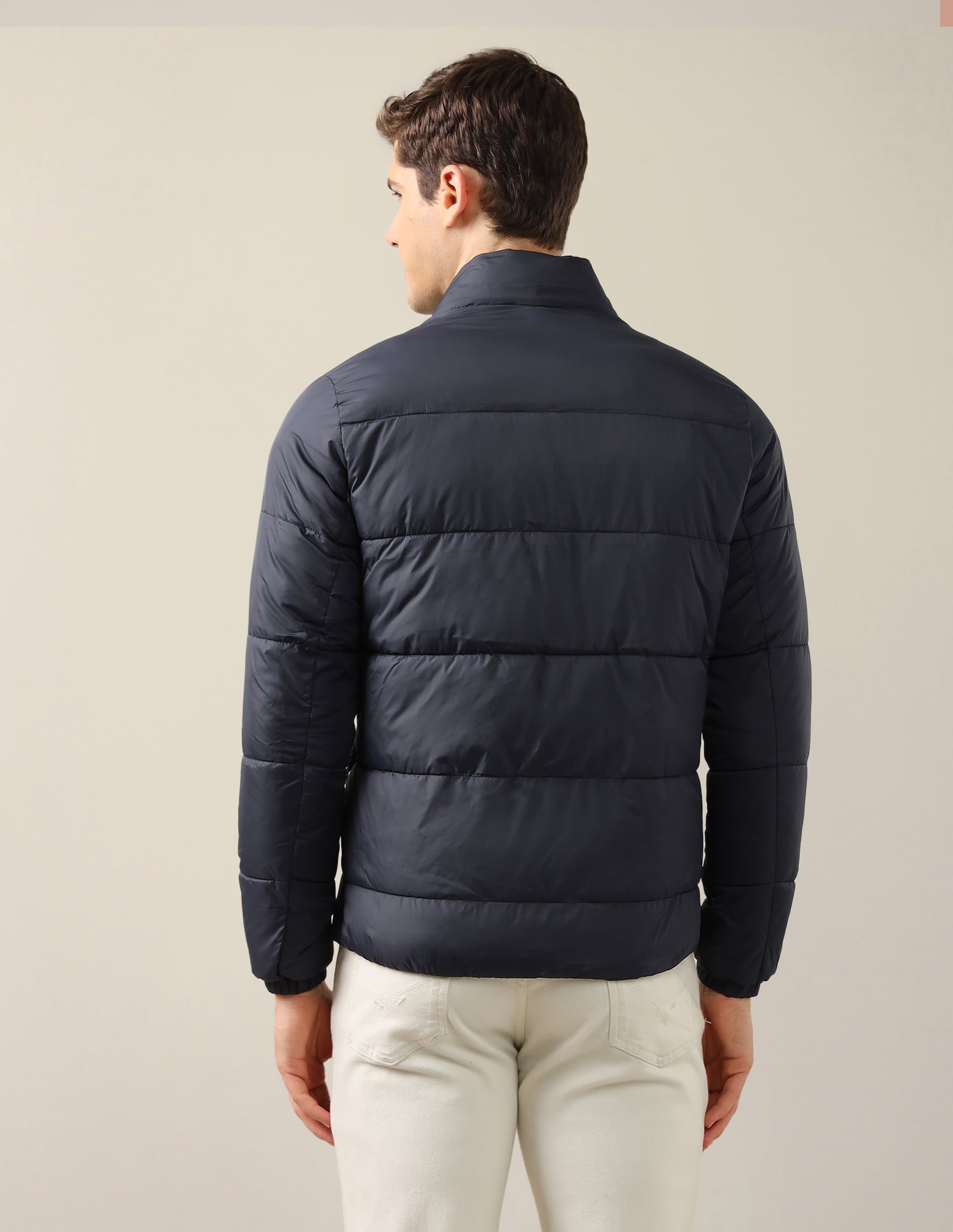 Solid Hooded Jacket Navy - U.S. Polo Assn. India | Large