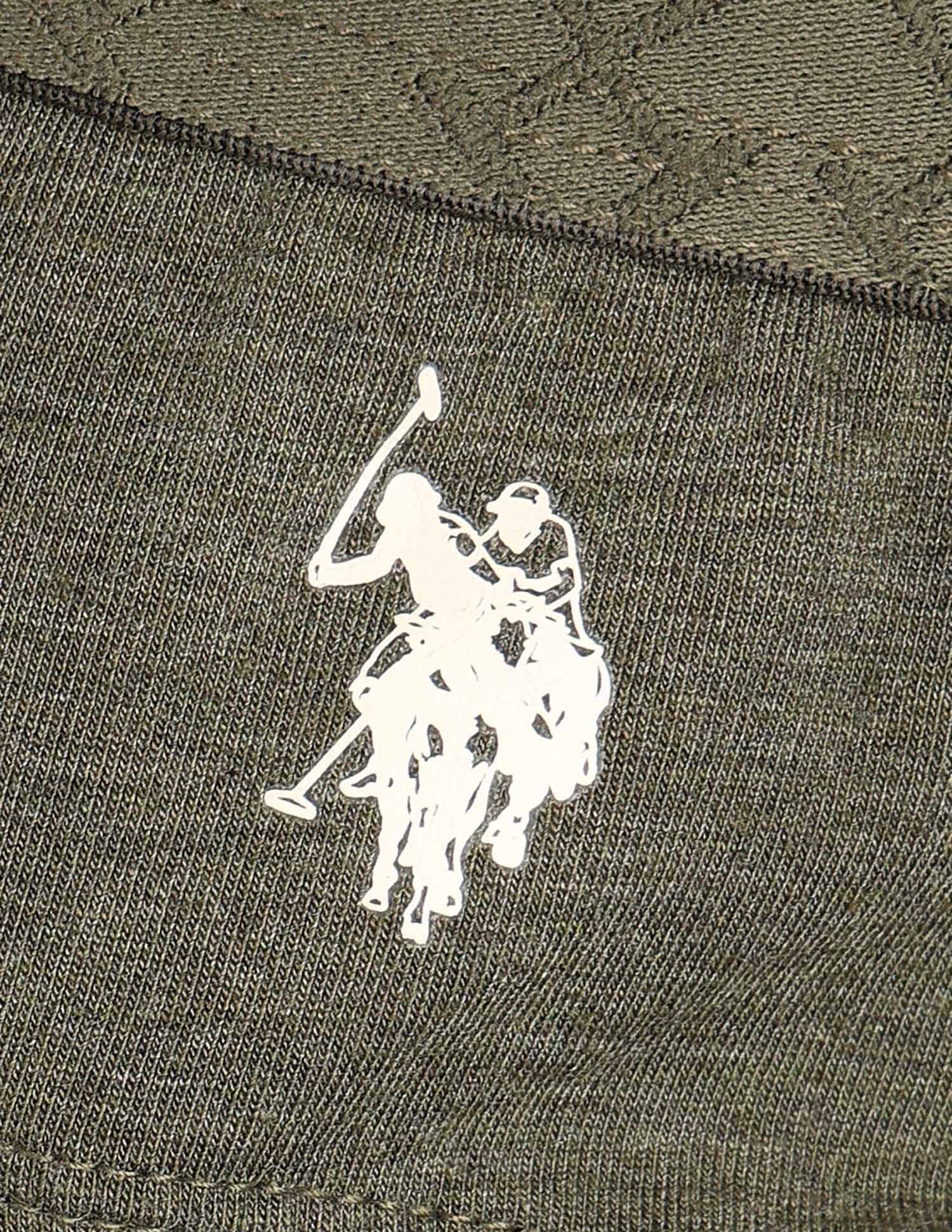 Breathable Bamboo Cotton PB006 Briefs - Pack Of 1 Olive Melange - U.S. POLO ASSN. | Large