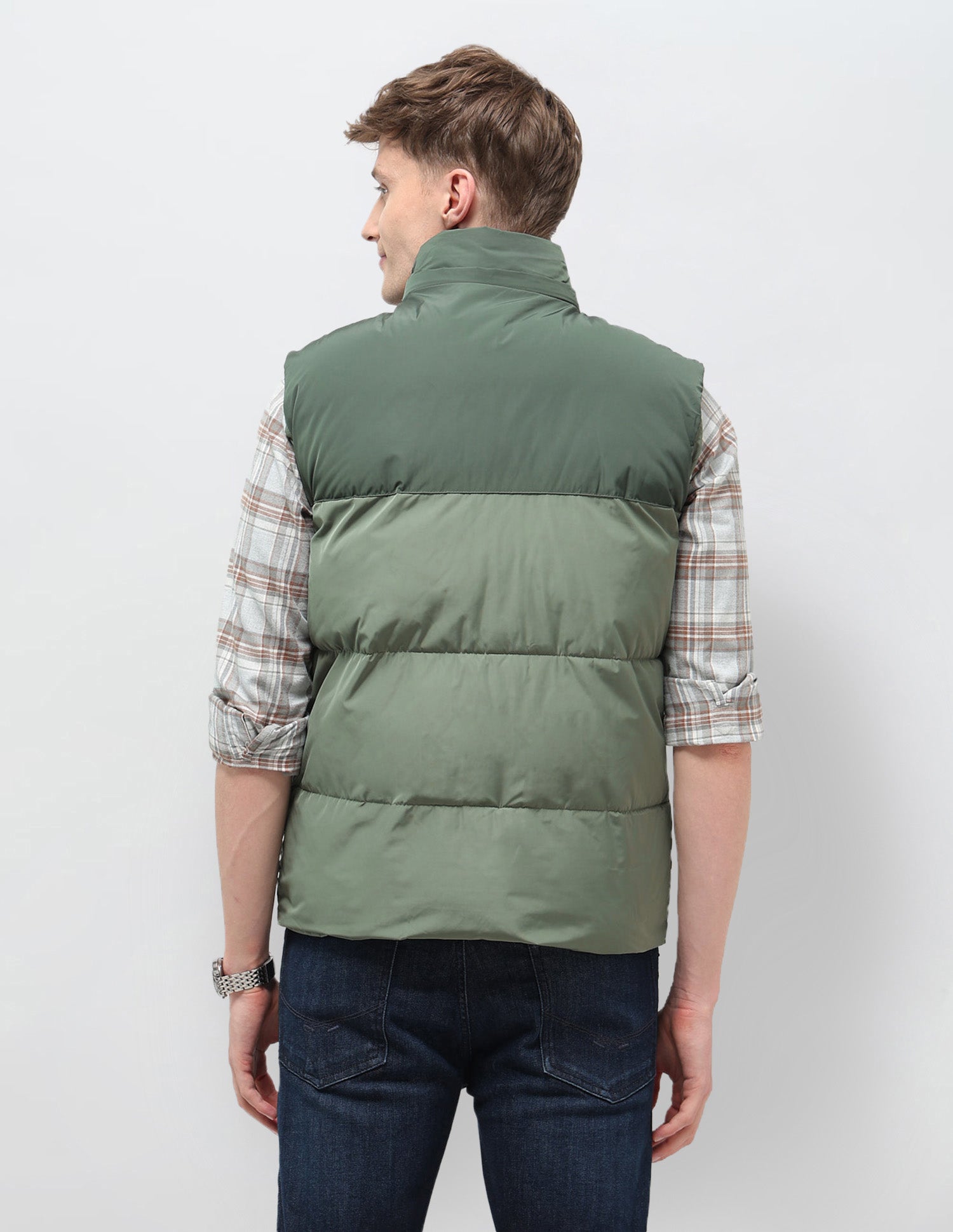 Detachable Hood Solid Jacket Olive - U.S. POLO ASSN. | Large