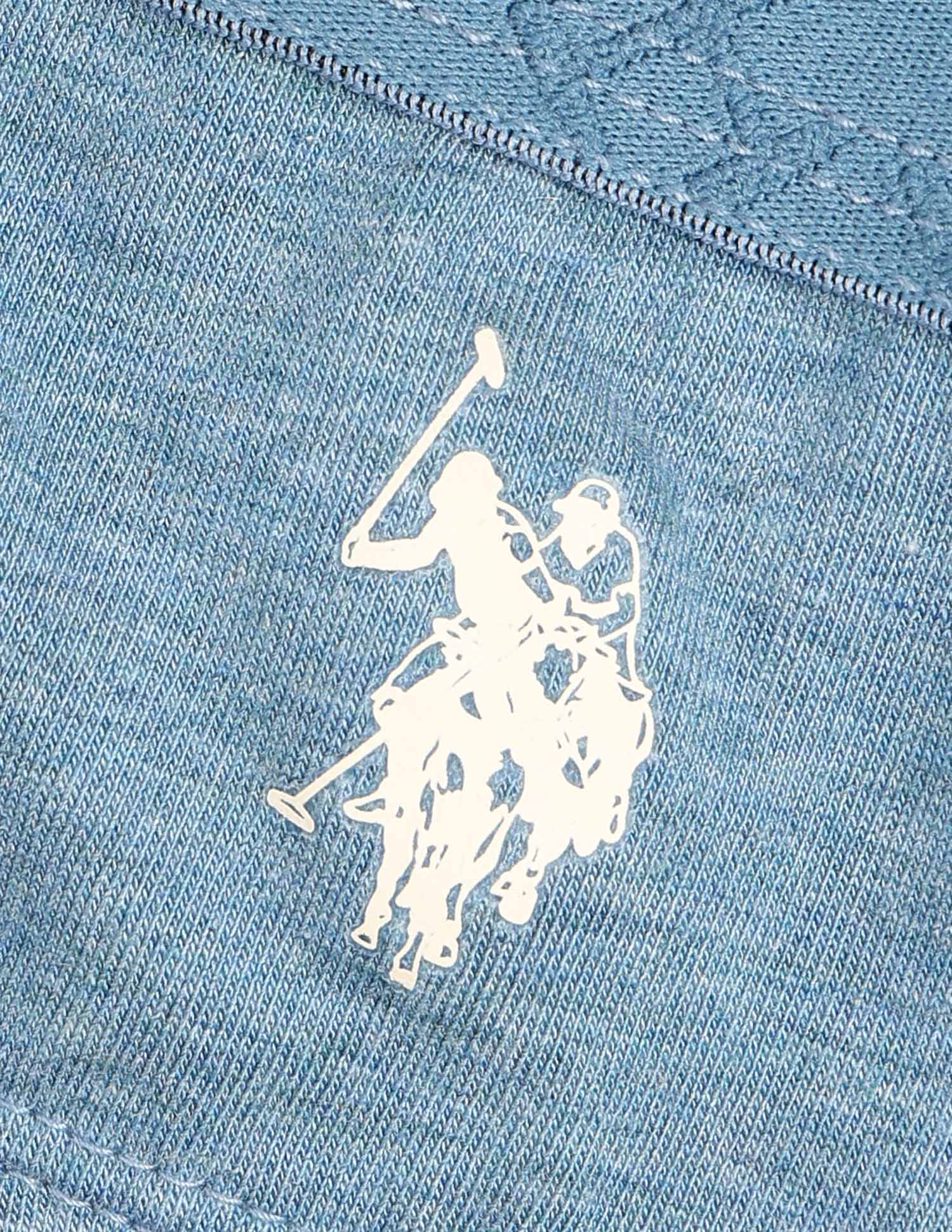 Breathable Bamboo Cotton PB006 Briefs - Pack Of 1 Blue Melange - U.S. POLO ASSN. | Large