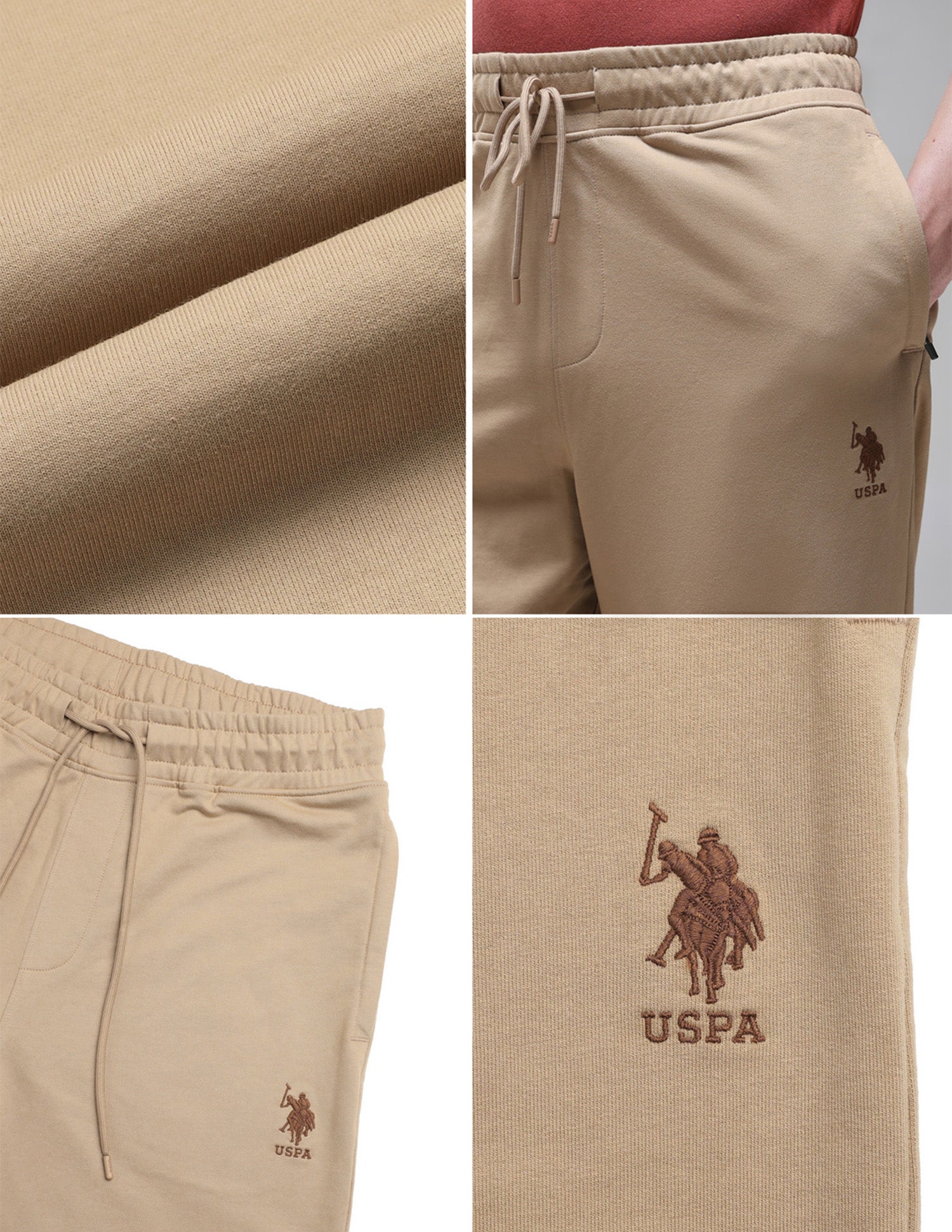 Baggy Fit Sturdy Fabric OR008 Lounge Track Pants Corn Stalk - U.S. Polo Assn. India | Large