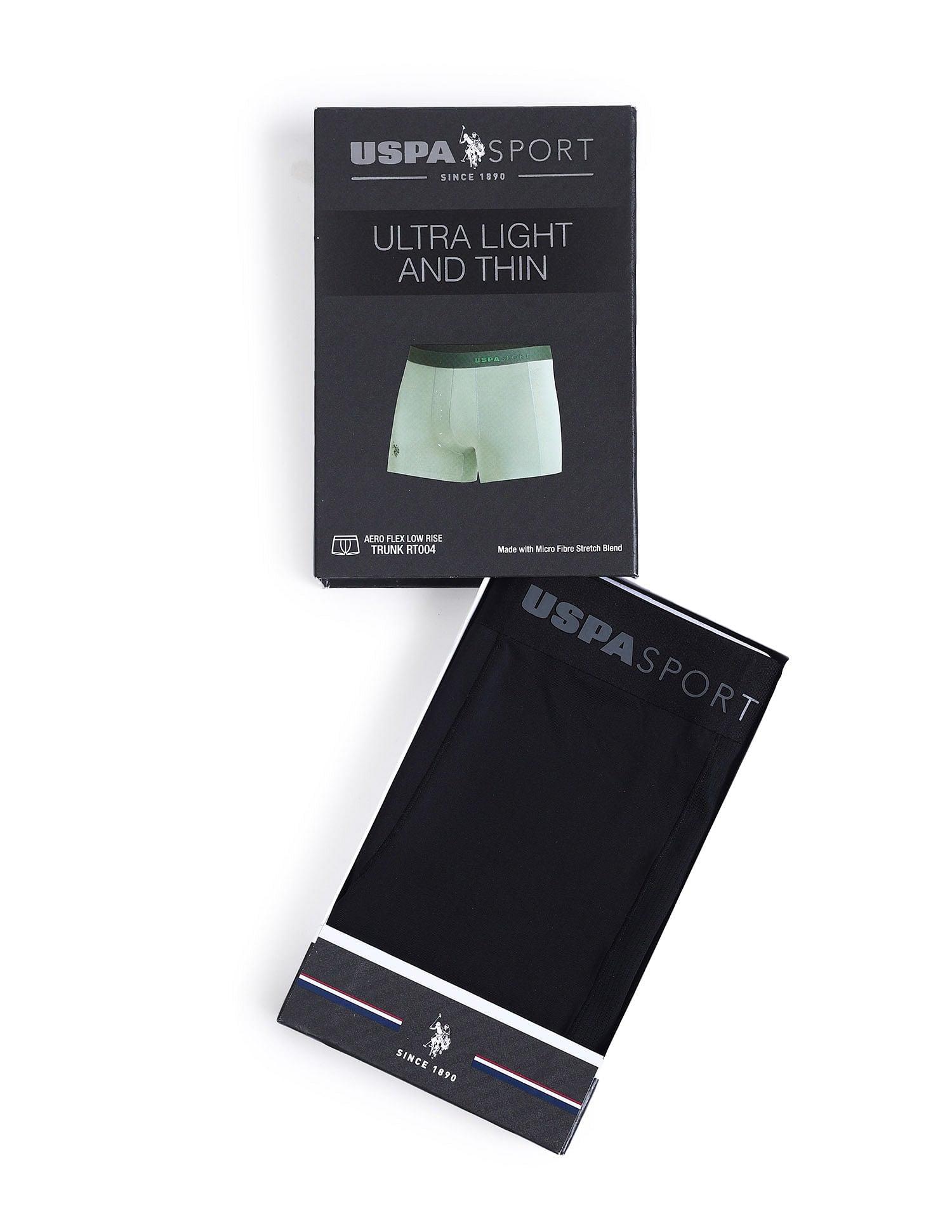 Micro Fibre Seamless High Stretch Trunk Black - U.S. POLO ASSN. | Large