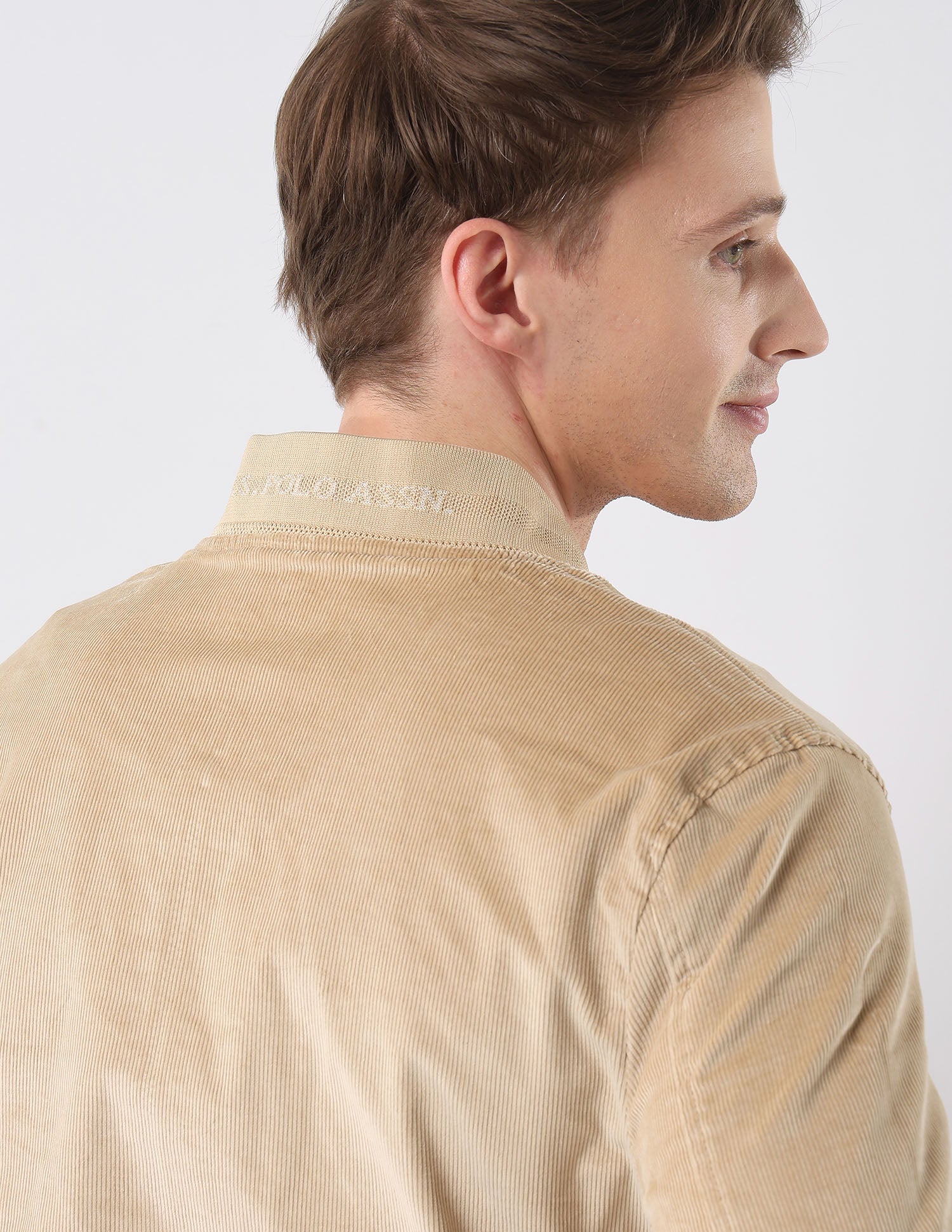 Solid Reversible Jacket Beige - U.S. Polo Assn. India | Large