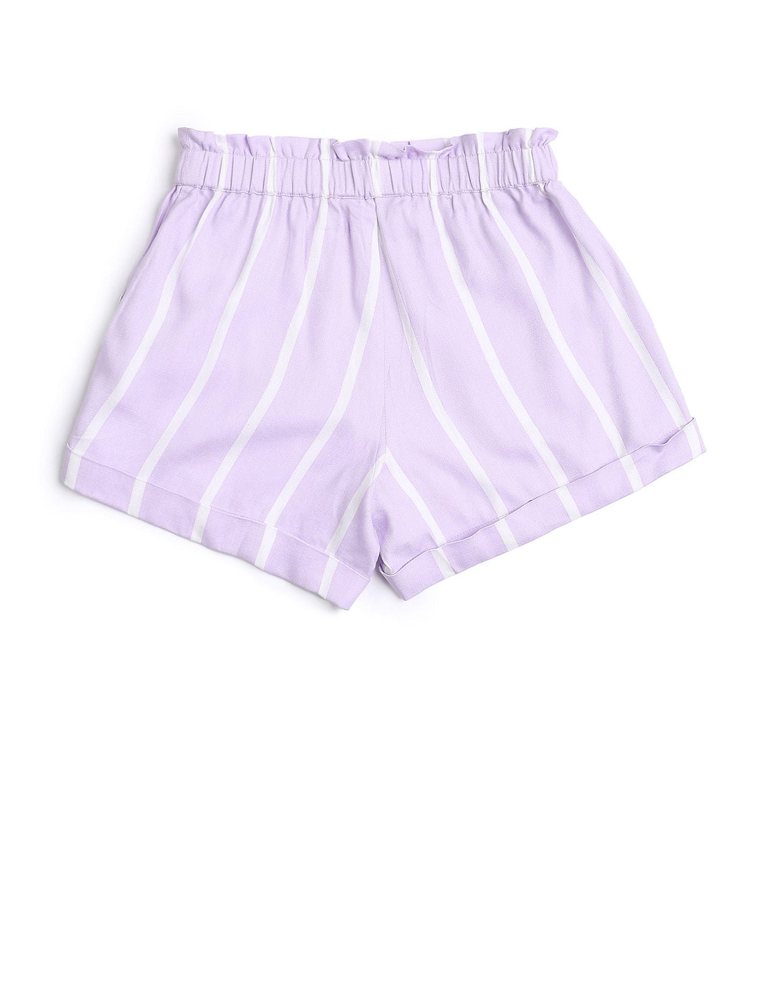 Girls Vertical Striped Co-Ords Purple - U.S. POLO ASSN. | Large