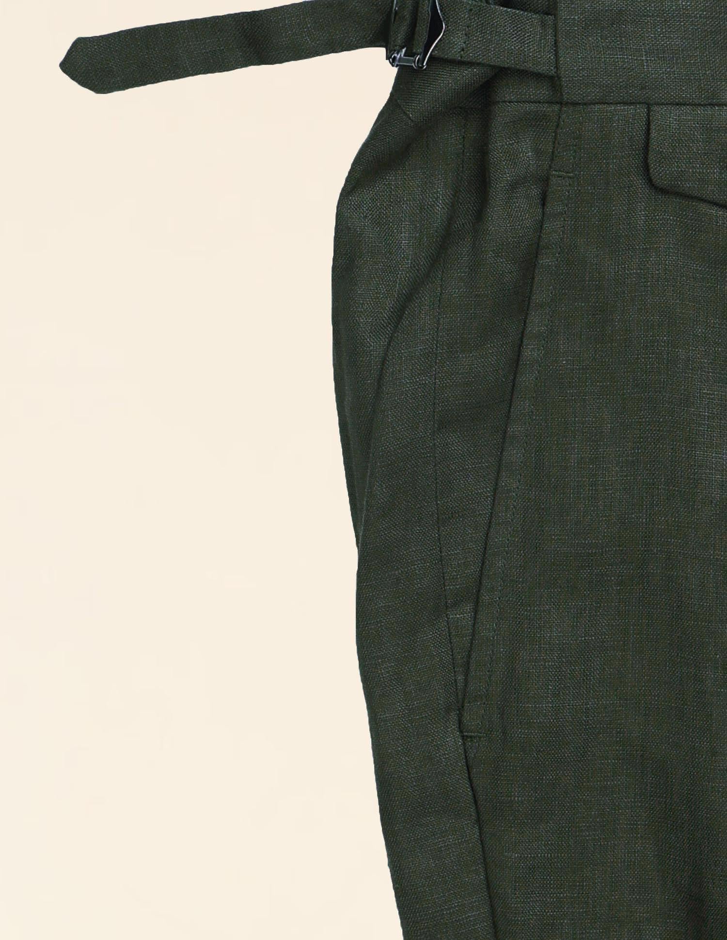 Pacho Riley Straight Fit Trousers Olive - U.S. Polo Assn. India | Large