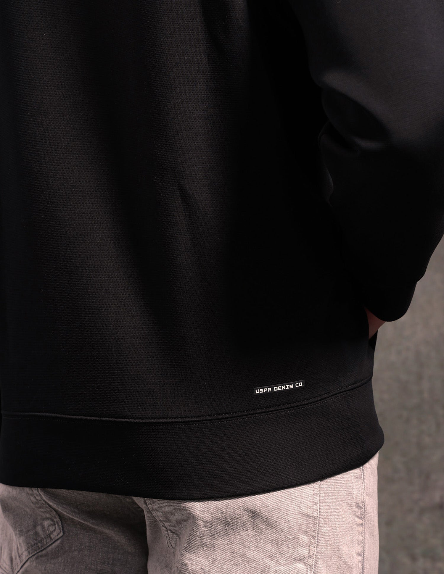 Black & Gold Regular Fit Sweatshirt Black - U.S. POLO ASSN. | Large