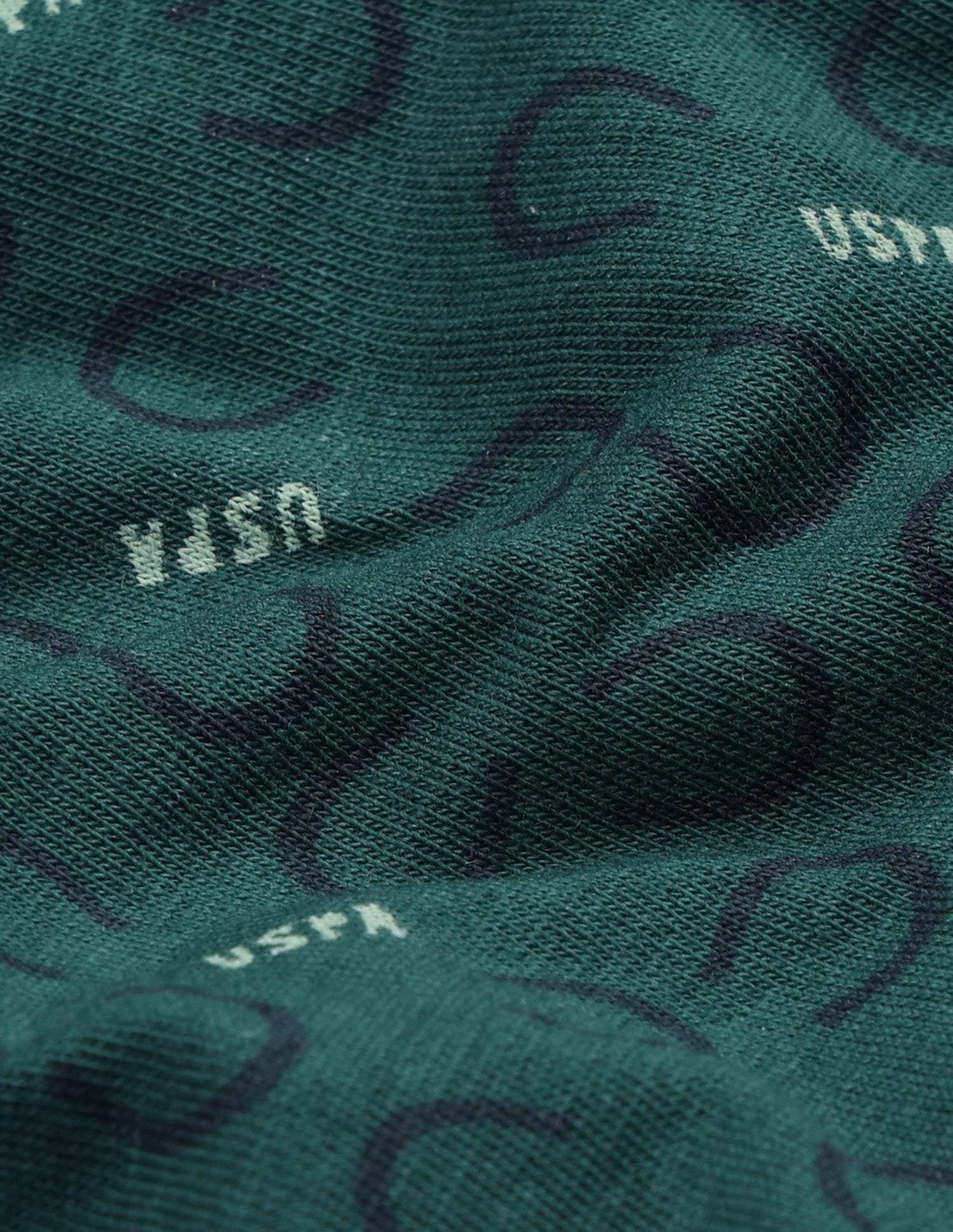 Printed Cotton Stretch Essential OET22 Long Trunk - Pack Of 2 Bistro Green/Pale Olive Green - U.S. Polo Assn. India | Large