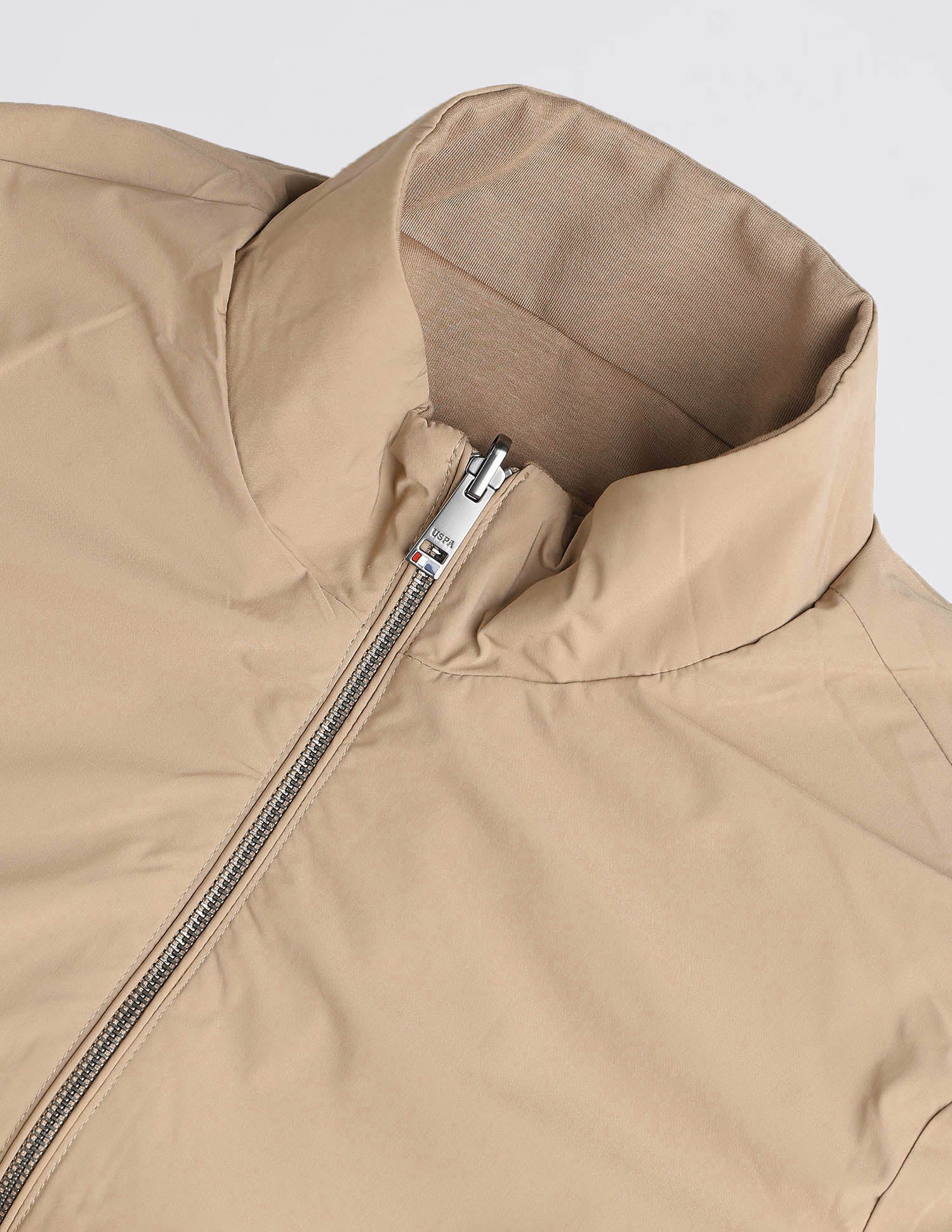 Reversible Heathered Regular Fit Jacket Brown - U.S. Polo Assn. India | Large