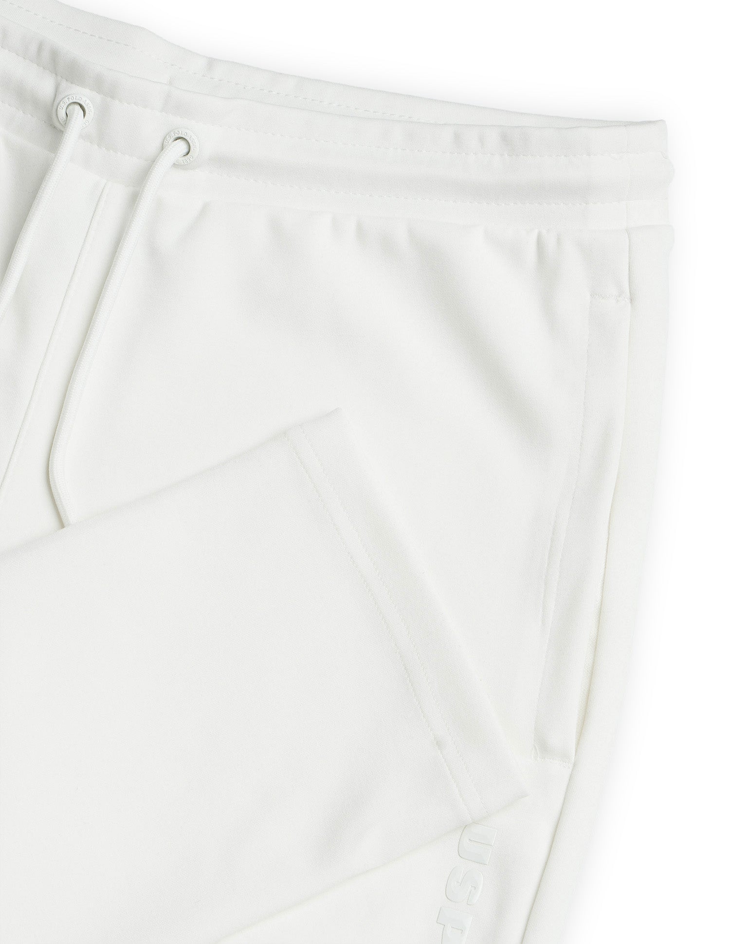 Mid Rise Regular Fit Active Track Pants Off White - U.S. POLO ASSN. | Large