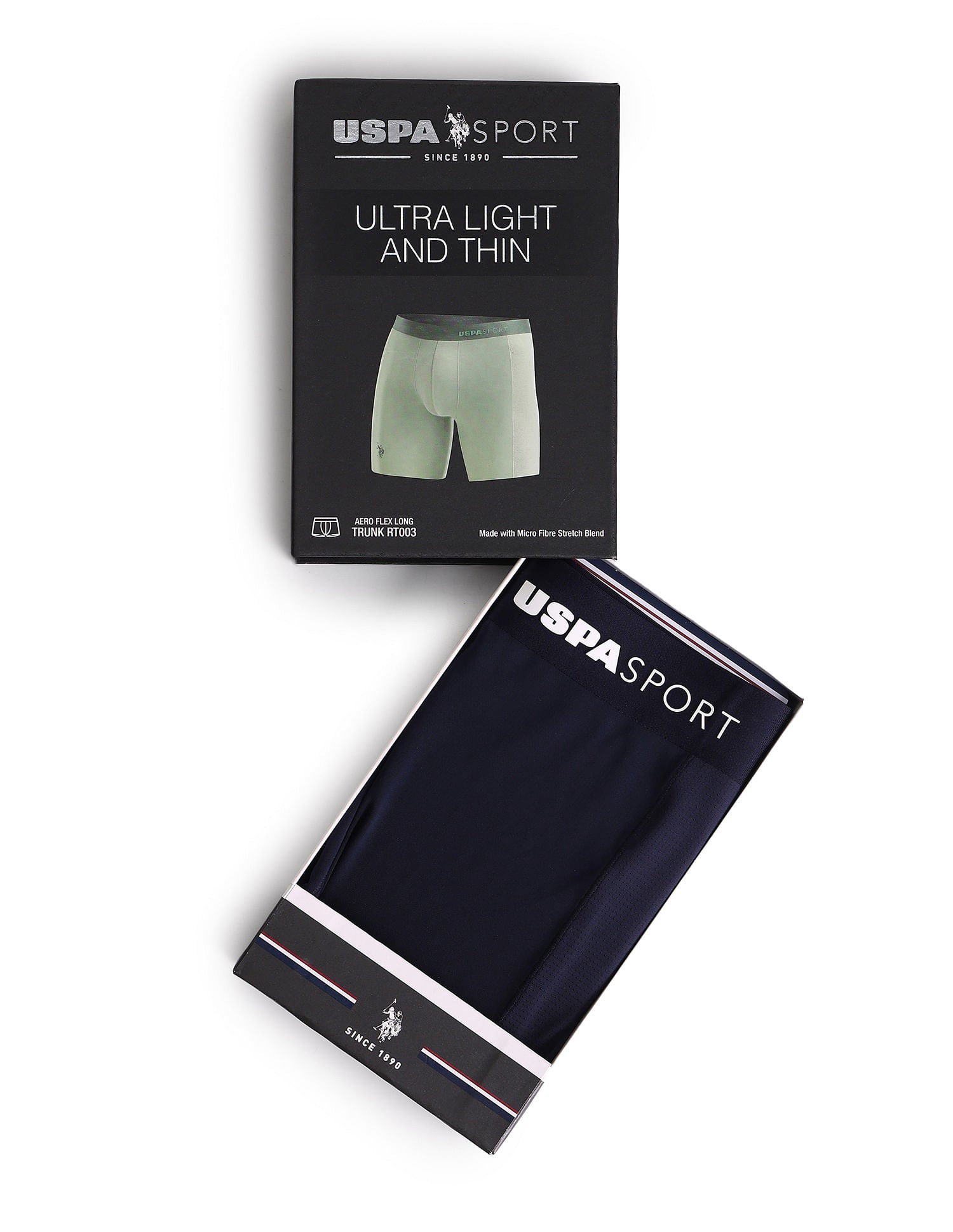 Micro Fibre Seamless Long Trunk Navy - U.S. POLO ASSN. | Large