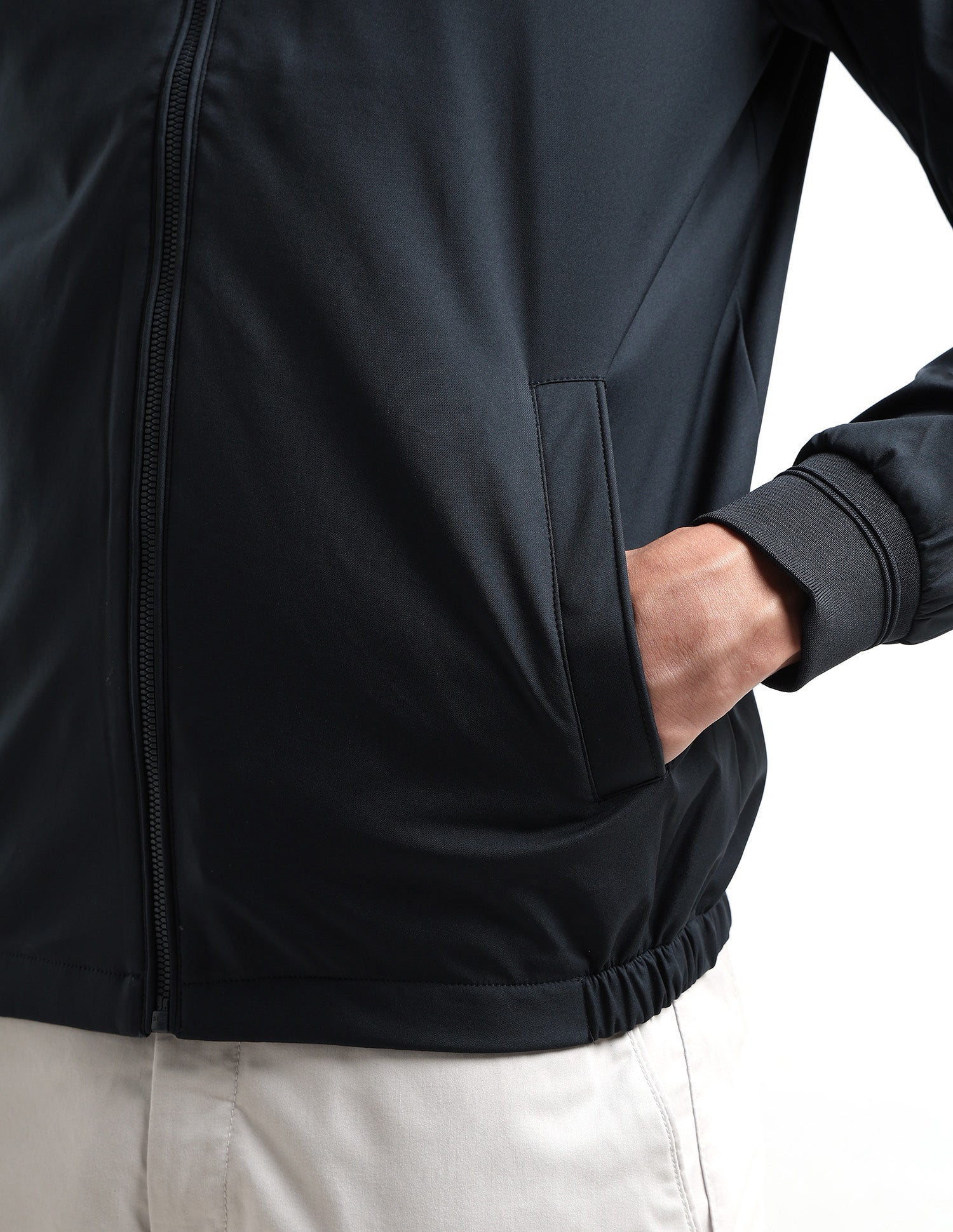 Solid Regular Fit Jacket Navy - U.S. POLO ASSN. | Large