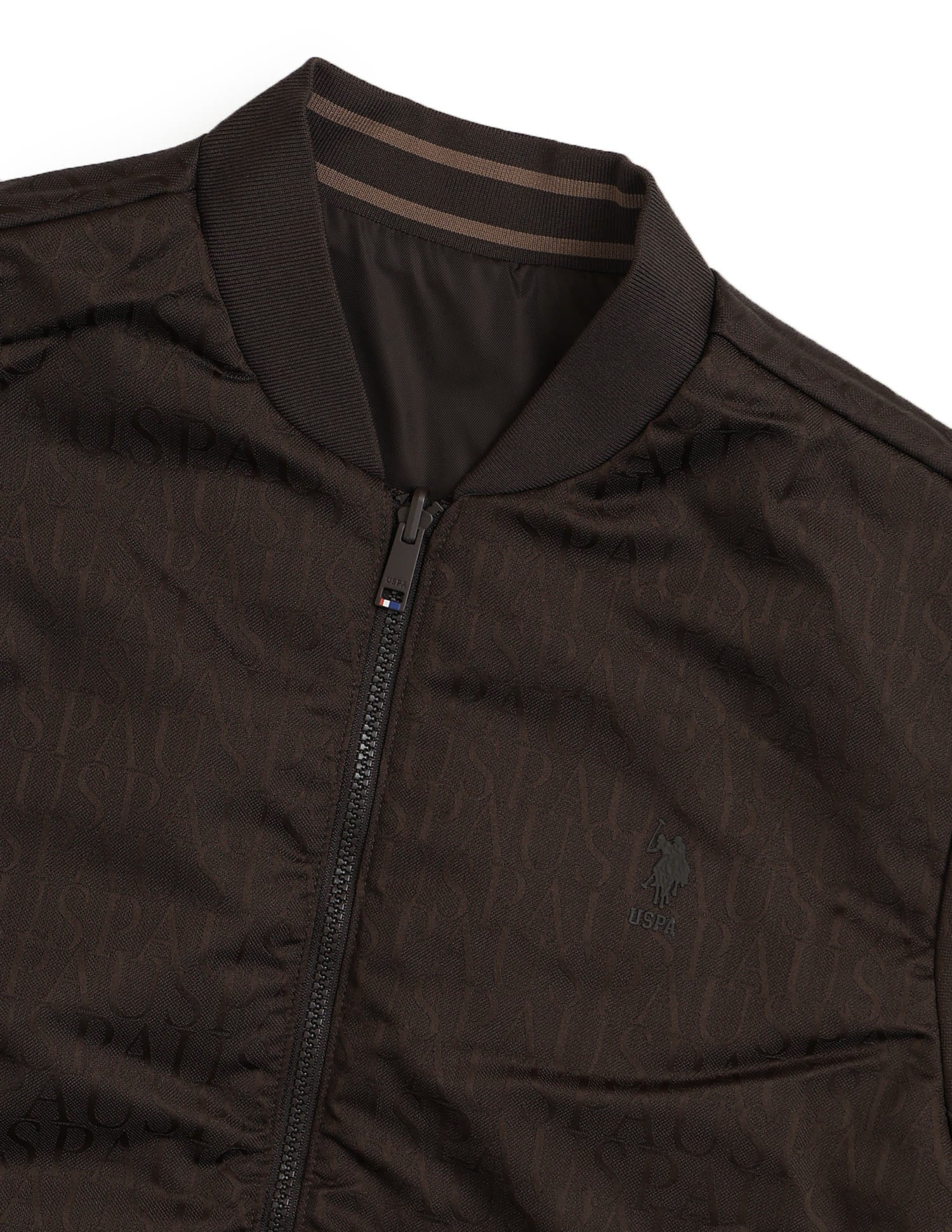 Reversible Equestrian Aisle Theater Jacket Choco - U.S. Polo Assn. India | Large