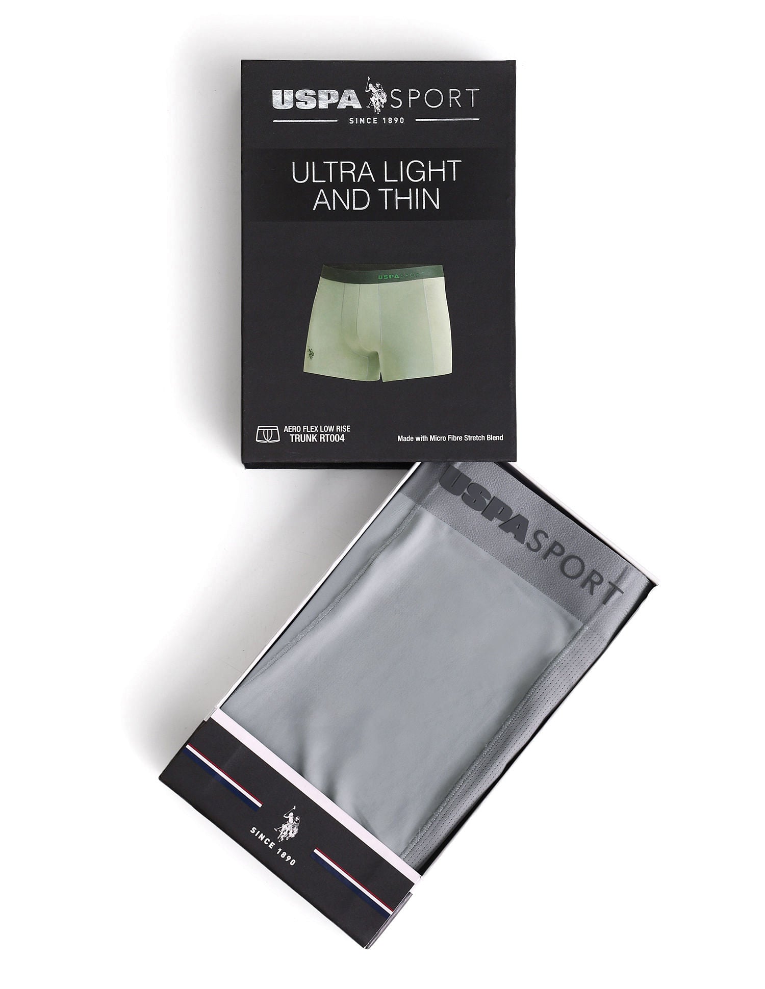 Micro Fibre Seamless High Stretch Trunk Grey - U.S. POLO ASSN. | Large