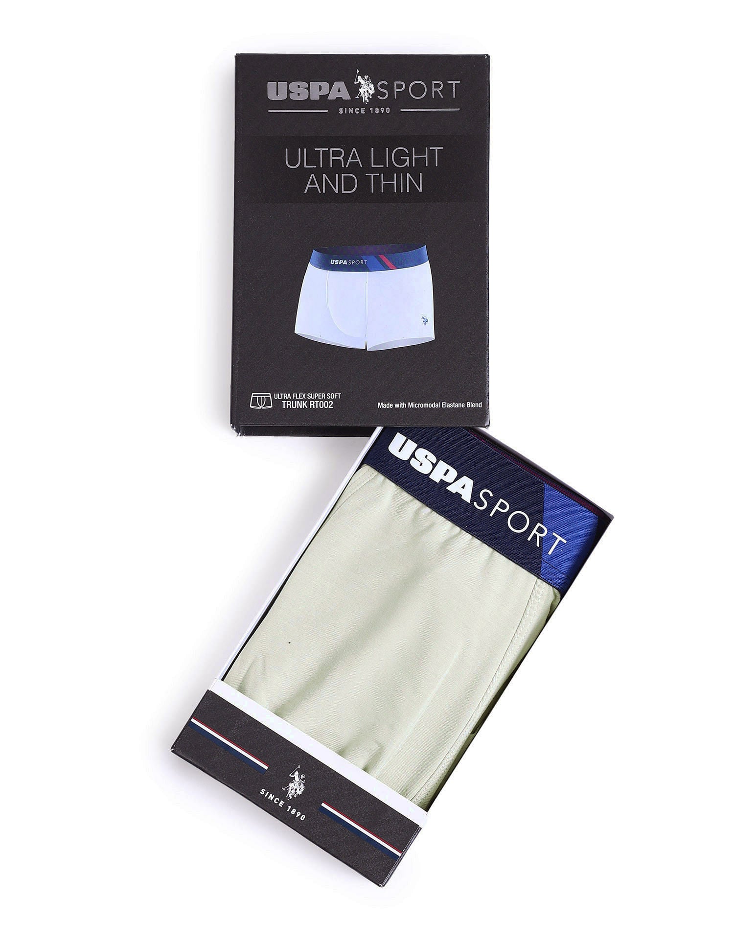 Micro Fibre Super Soft Modal Trunk Pastel Green - U.S. POLO ASSN. | Large