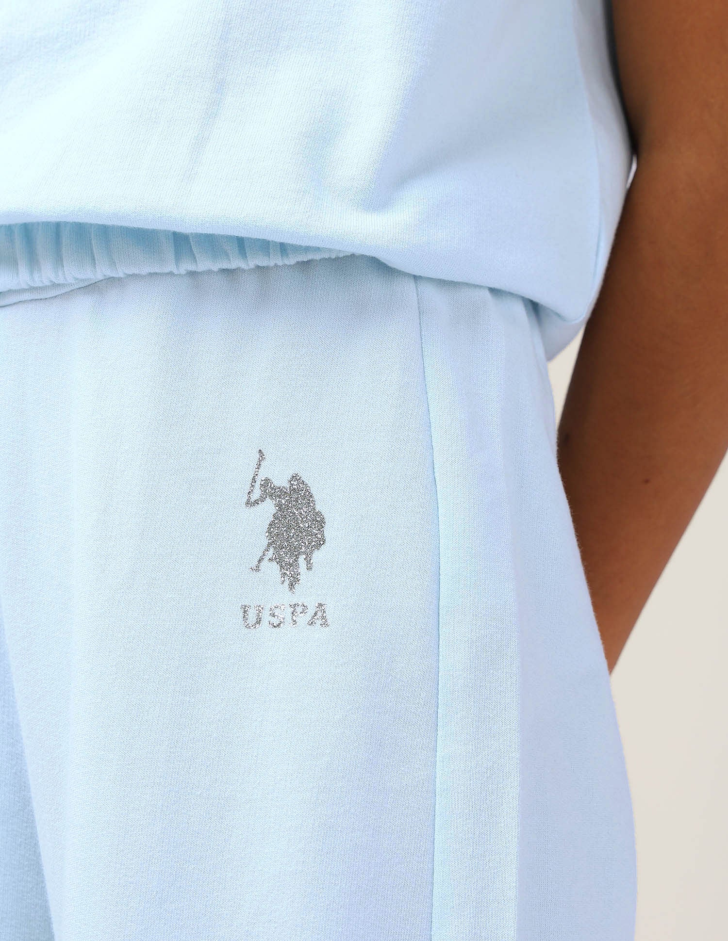 Girls Brand Printed Co-Ords Blue - U.S. POLO ASSN. | Large