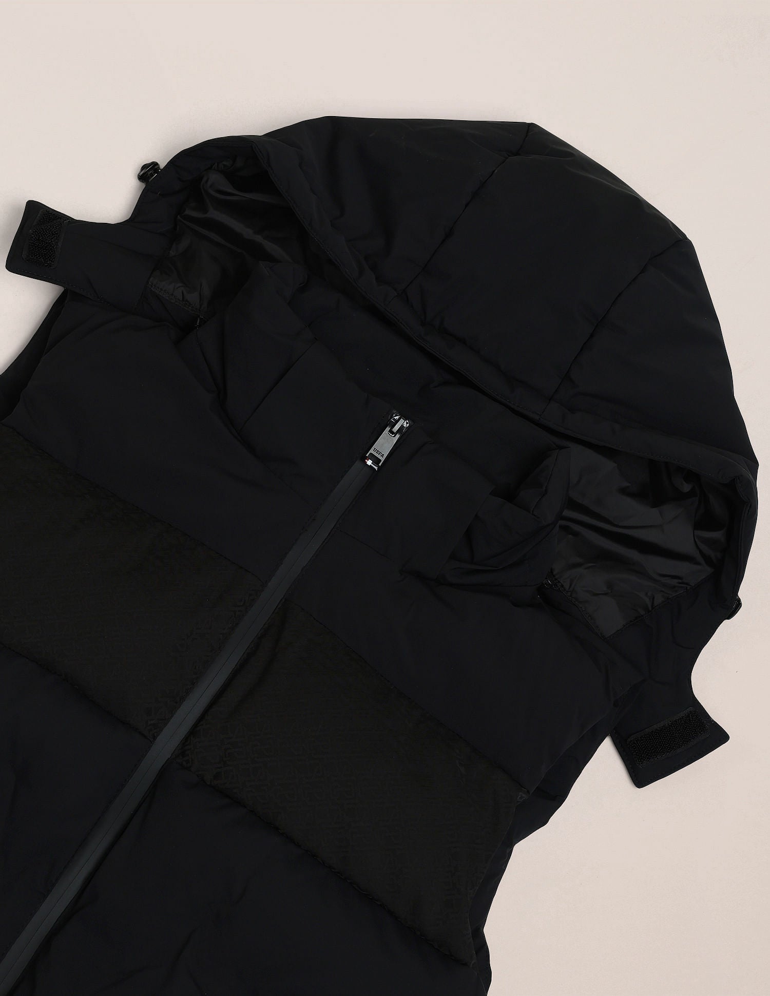 Detachable Hood Padded Jacket Black - U.S. POLO ASSN. | Large