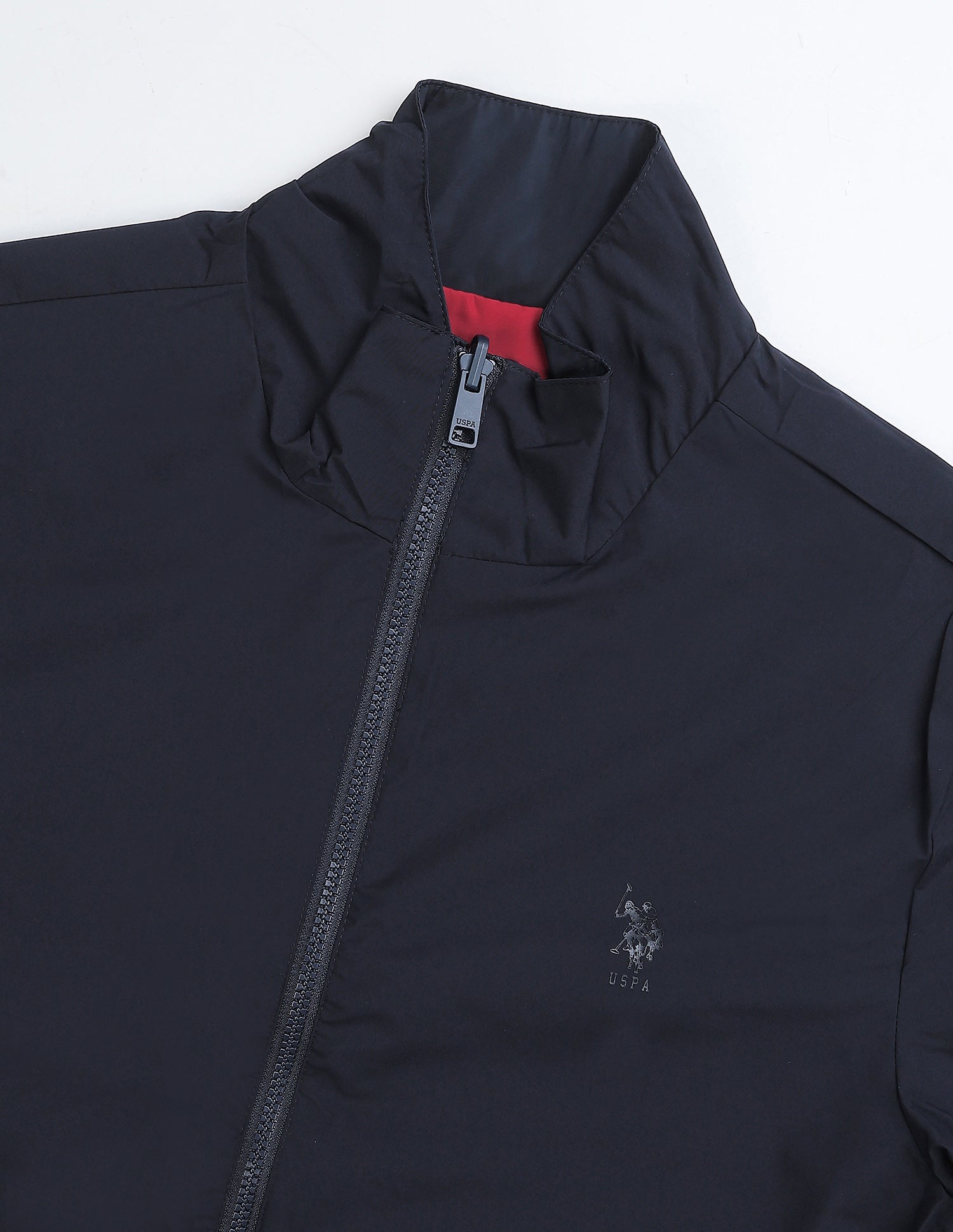 Colour Blocked Windcheater Reversible Jacket Jacket Navy - U.S. POLO ASSN. | Large