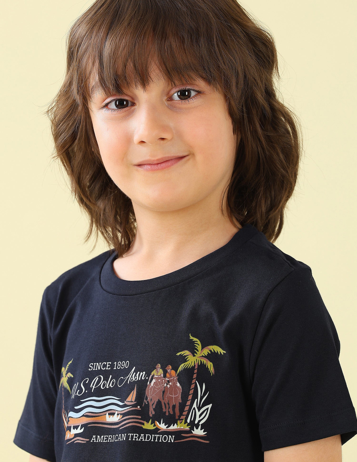 Graphic Brand Printed Regular Fit T-Shirt - Pack Of 2 Multi2 - U.S. Polo Assn. India | Large