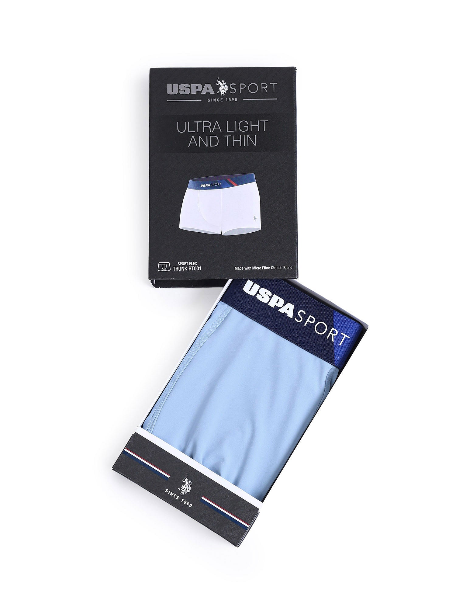 Micro Fibre High Stretch Trunk Clear Sky - U.S. POLO ASSN. | Large