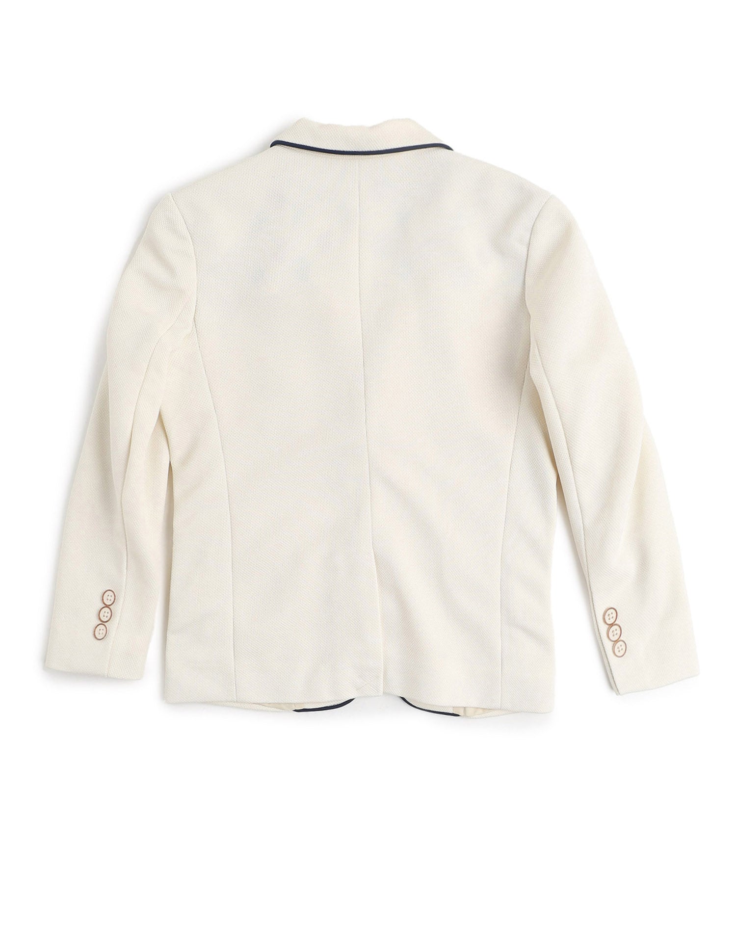 Boys Smart Casual Regular Fit Blazer Off White - U.S. POLO ASSN. | Large