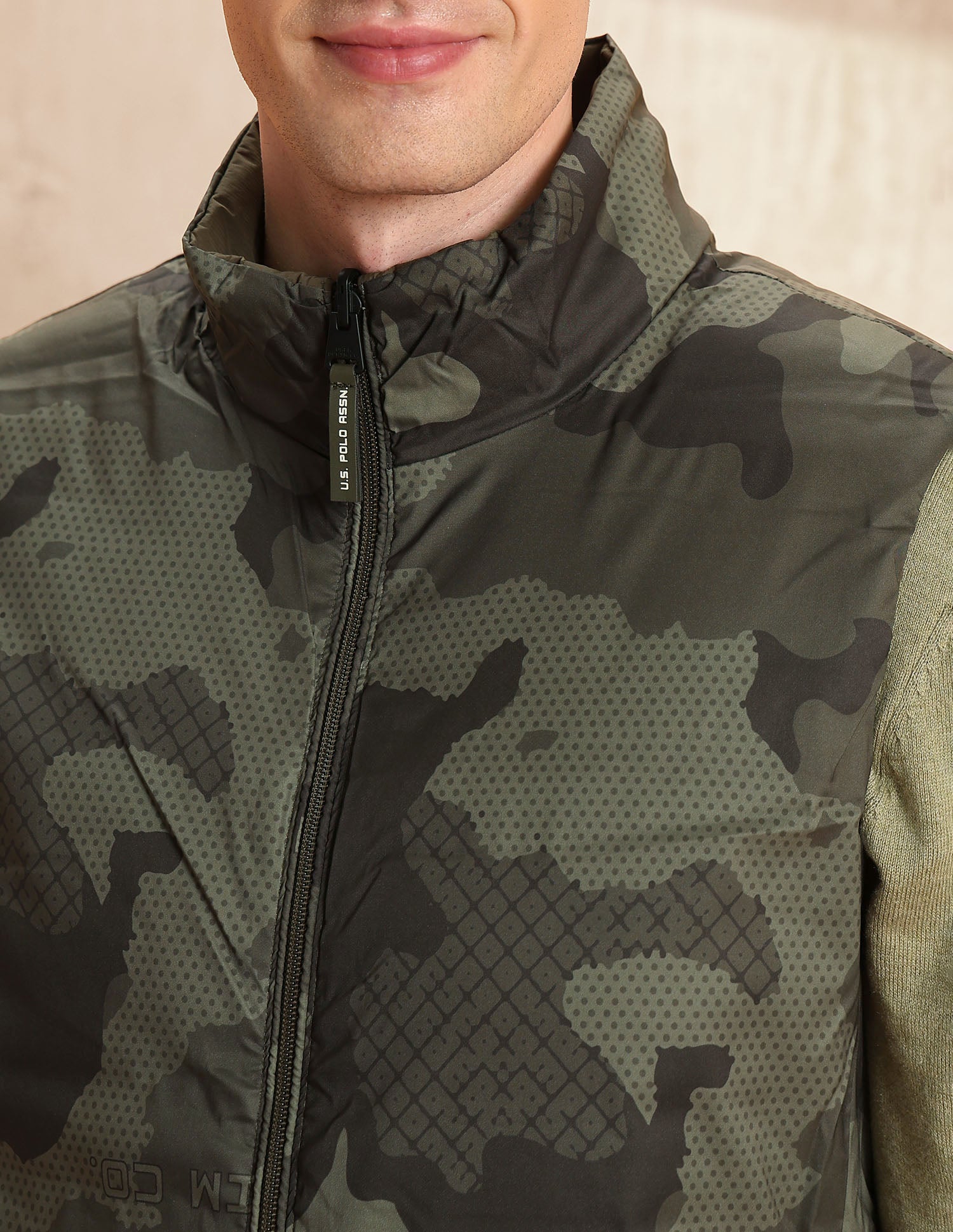 Reversible Legend Of Horseshoe Regular Fit Jacket Olive - U.S. Polo Assn. India | Large