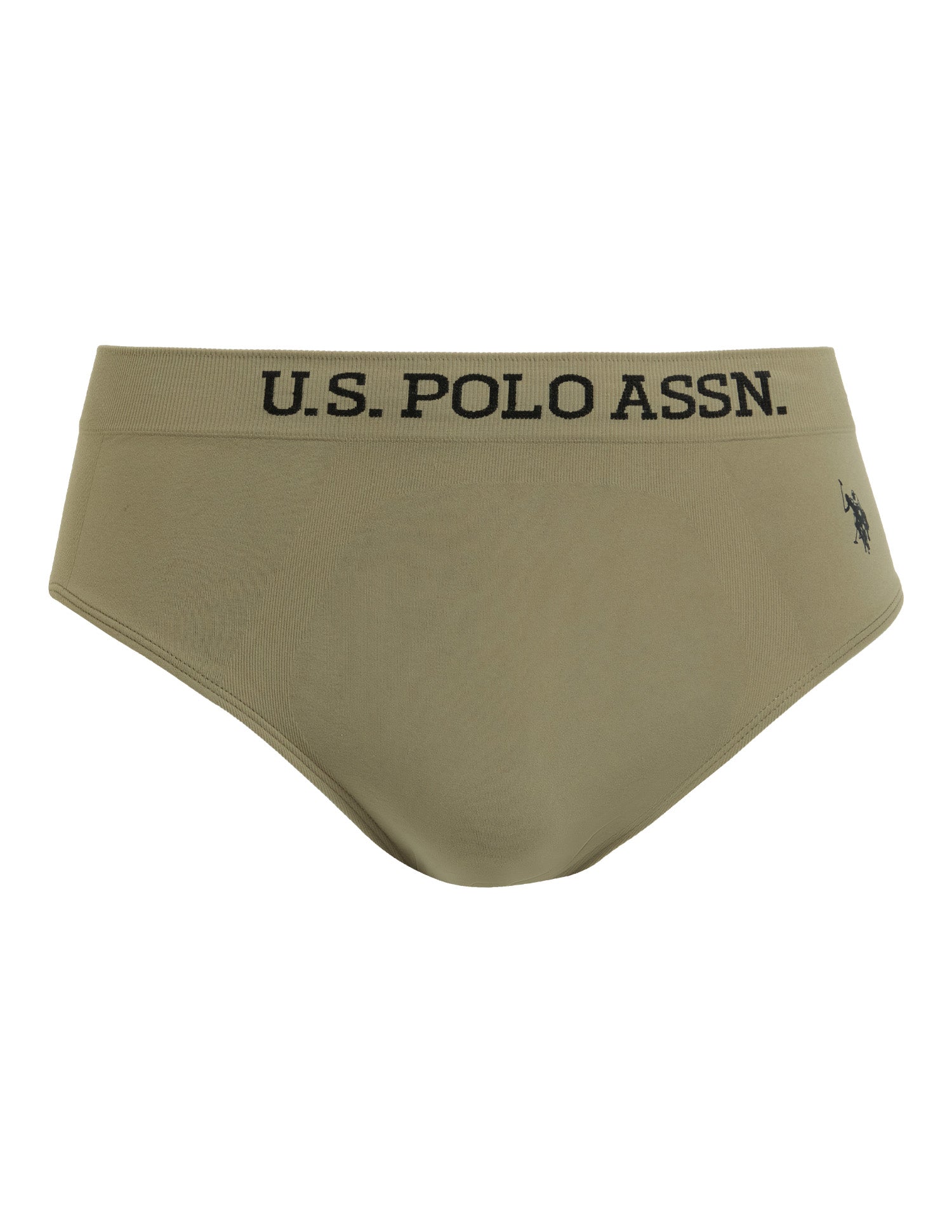 Ultra Stretch Breathable AB003 Briefs - Pack of 1 Olive - U.S. Polo Assn. India | Large