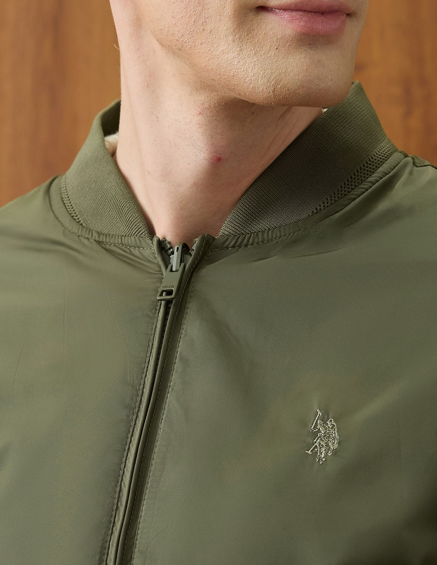 Equestrian Aisle Theater Reversible Jacket Green - U.S. POLO ASSN. | Large