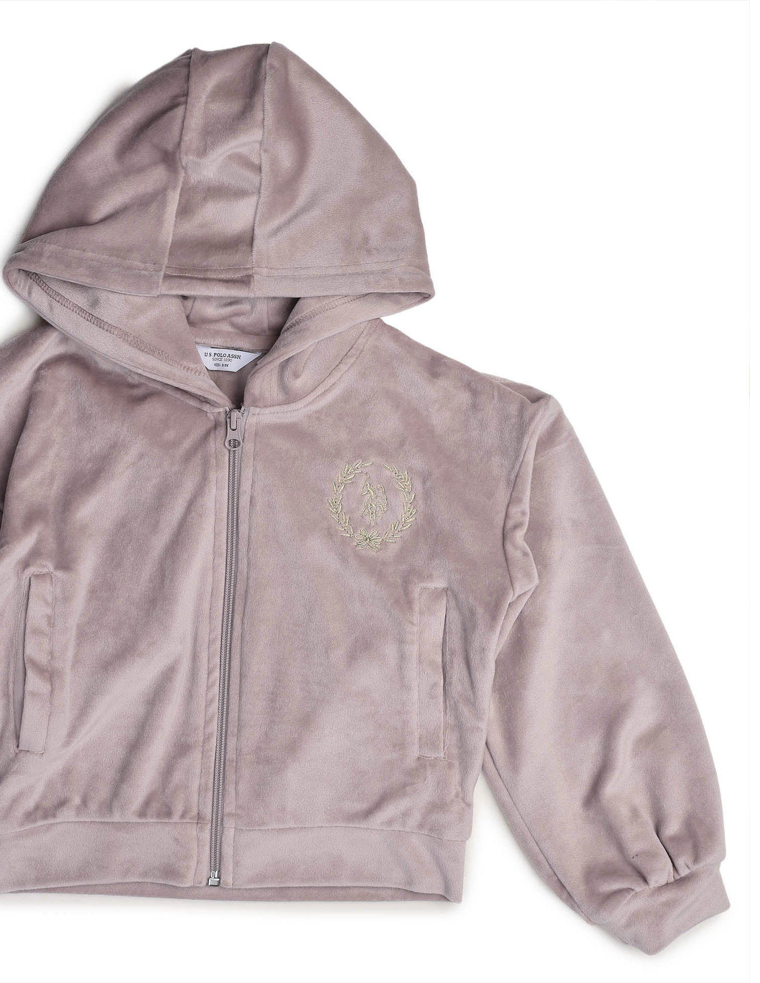 Solid Regular Fit Sweatshirt Pink - U.S. Polo Assn. India | Large