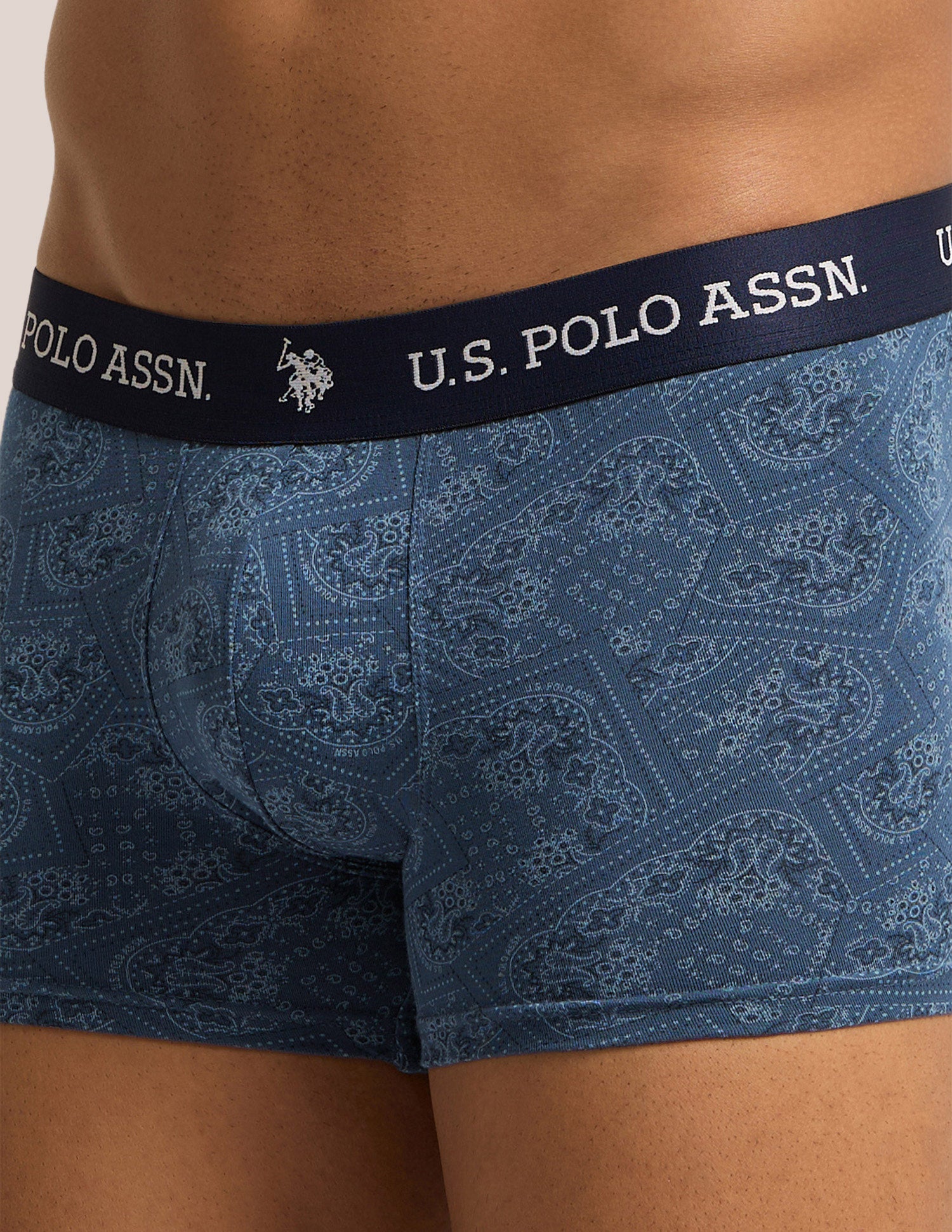All Day Breathable OET26 Trunks - Pack of 3 Navy|Black|Navy - U.S. Polo Assn. India | Large