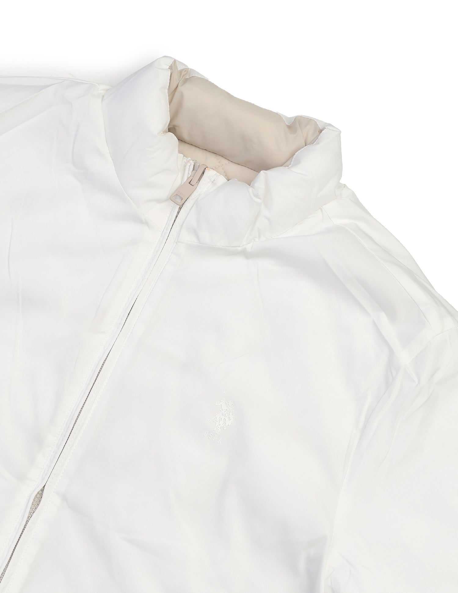 Reversible Puffer Jacket Ecru - U.S. Polo Assn. India | Large