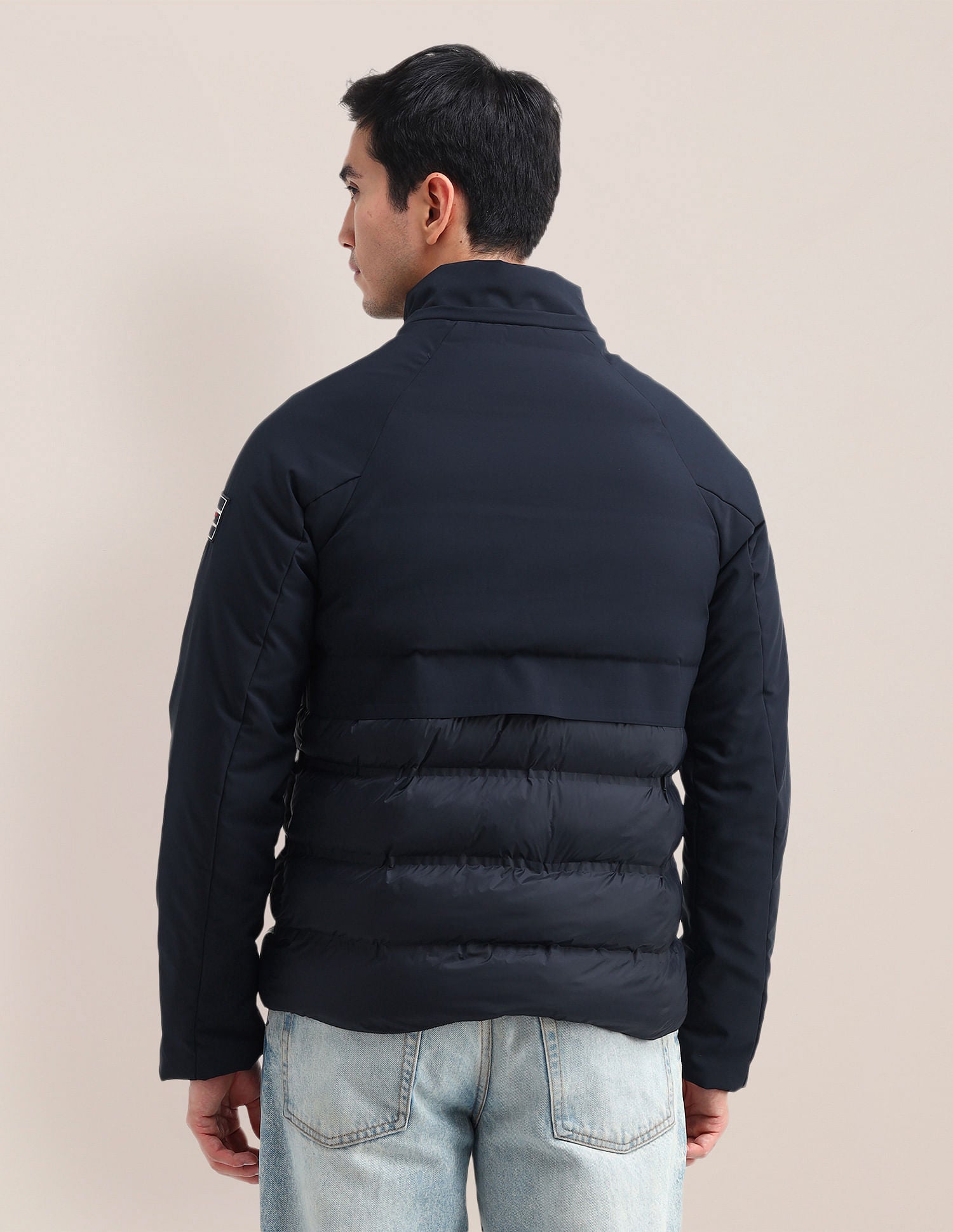 Solid Hooded Puffer Jacket Dark Navy - U.S. POLO ASSN. | Large